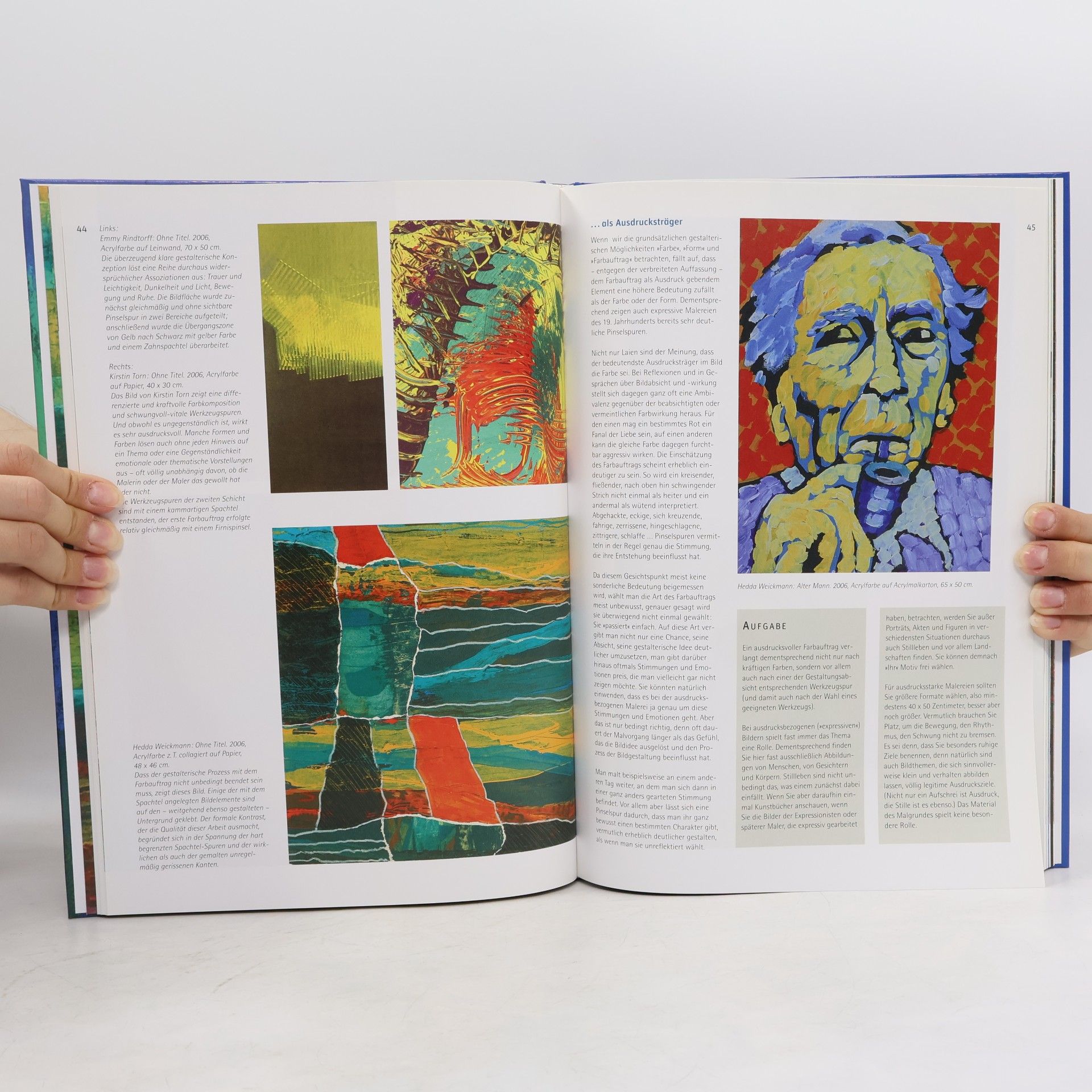 Prof. Wolf Wrisch Meisterschule Malen mit Acryl