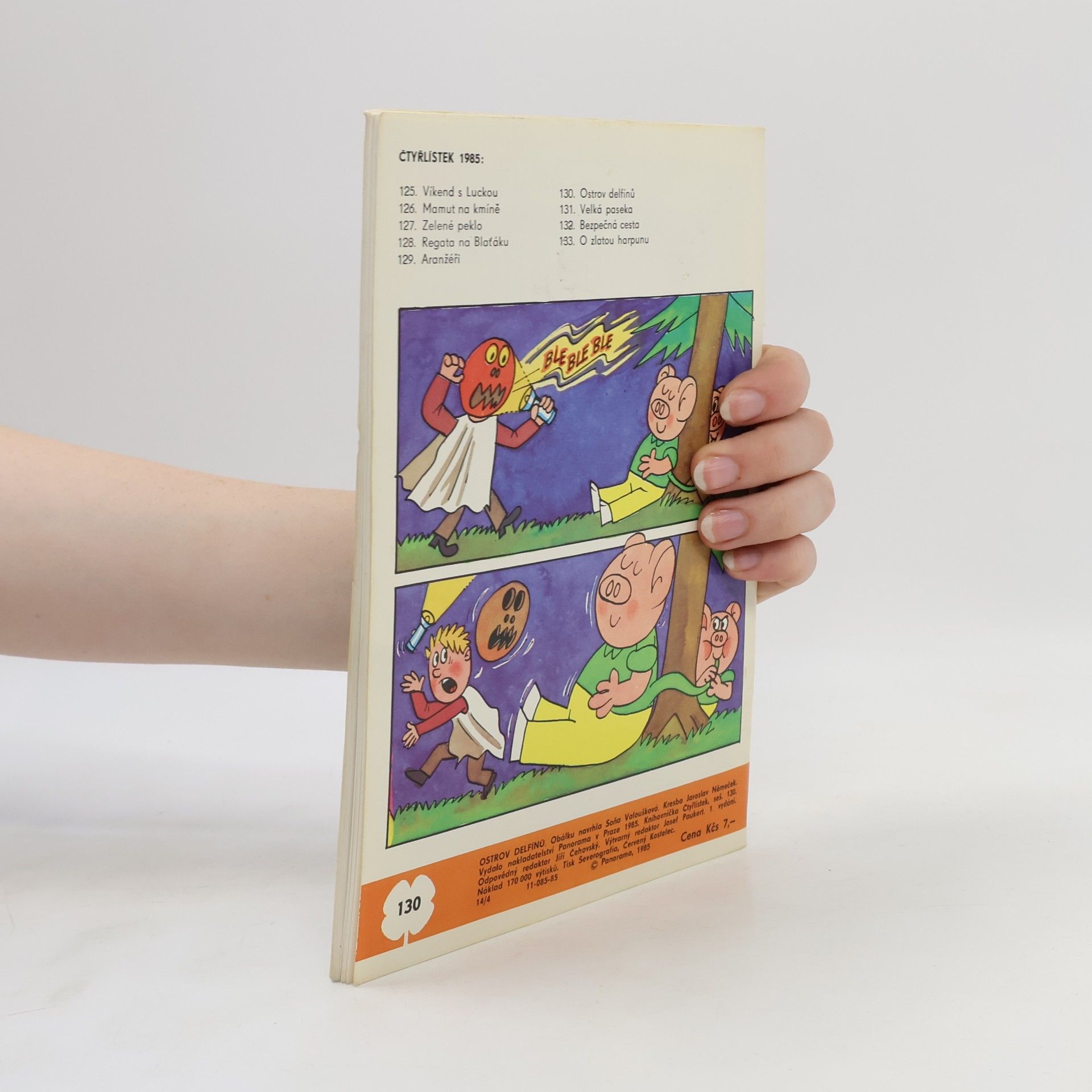 Ljuba Štíplová Čtyřlístek 130. Ostrov delfínů