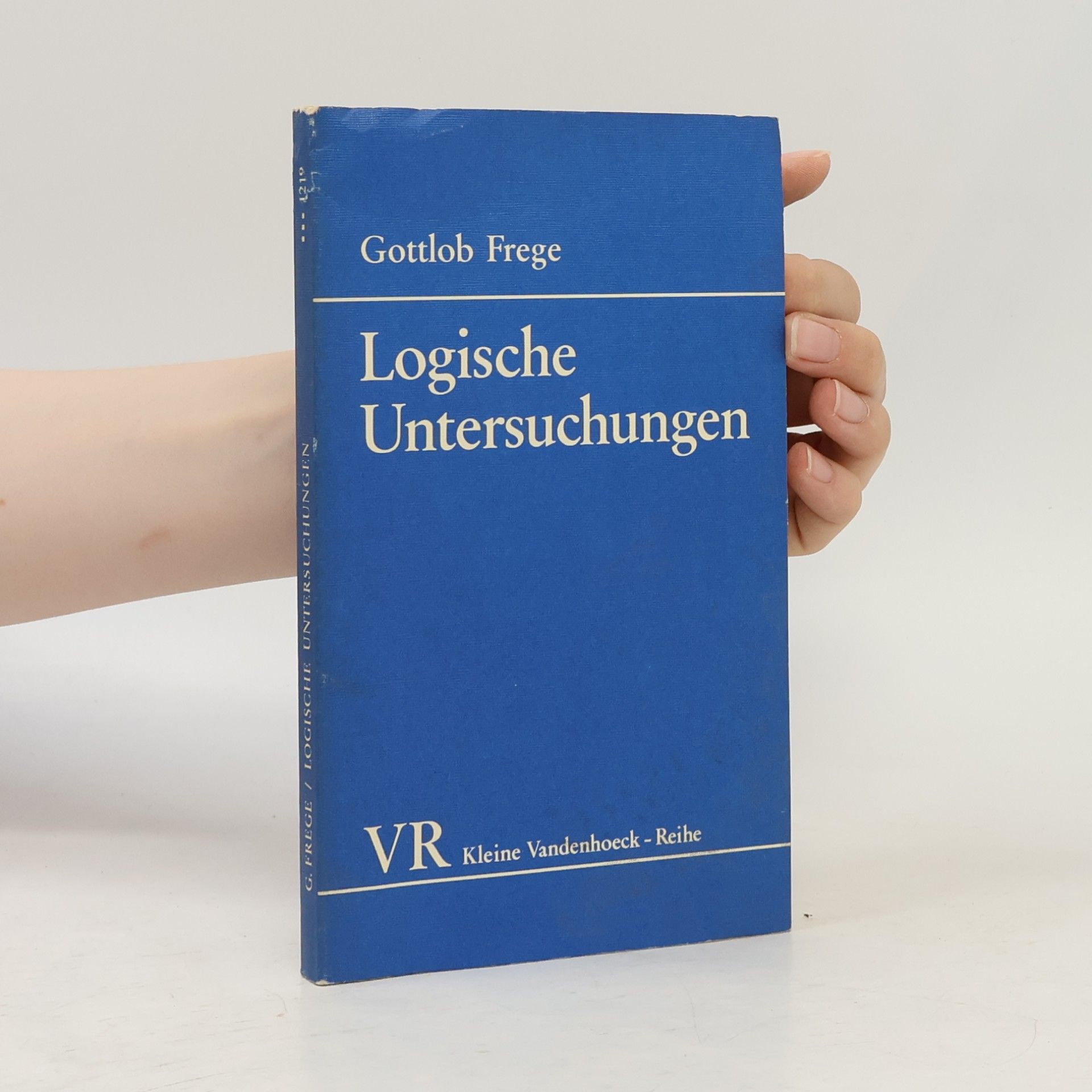 Gottlob Frege Kleine Vandenhoeck - Reihe: Logische Untersuchungen