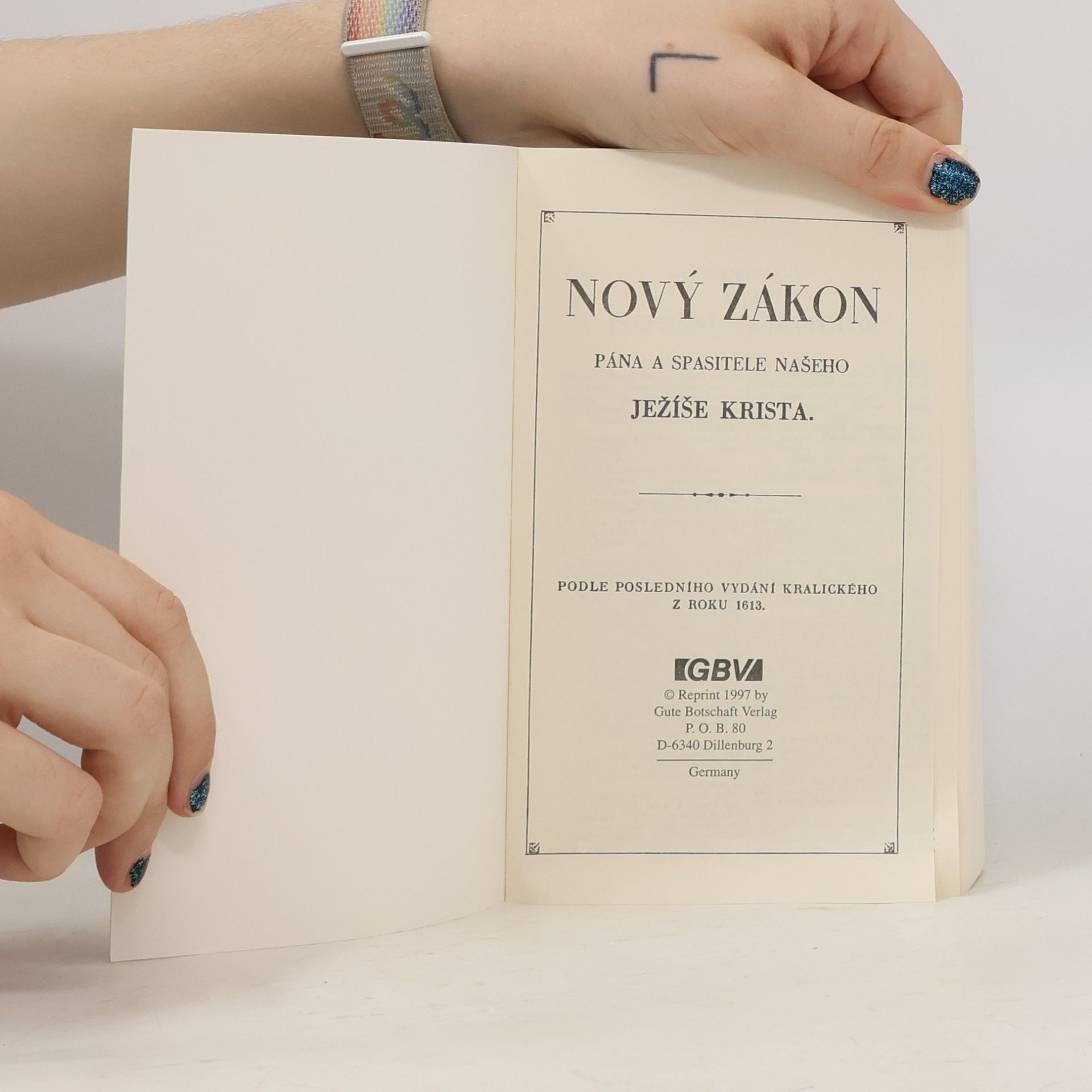 Autorenkollektiv Nový zákon Pána a Spasitele našeho Ježíše Krista