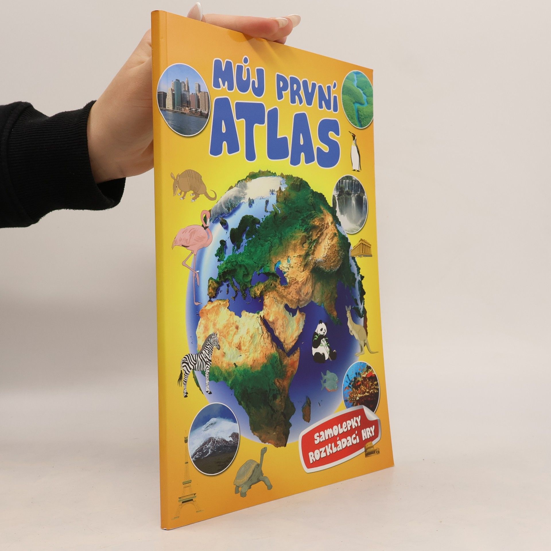 Andrea Šerclová Můj první atlas: Samolepky, rozkládací hry