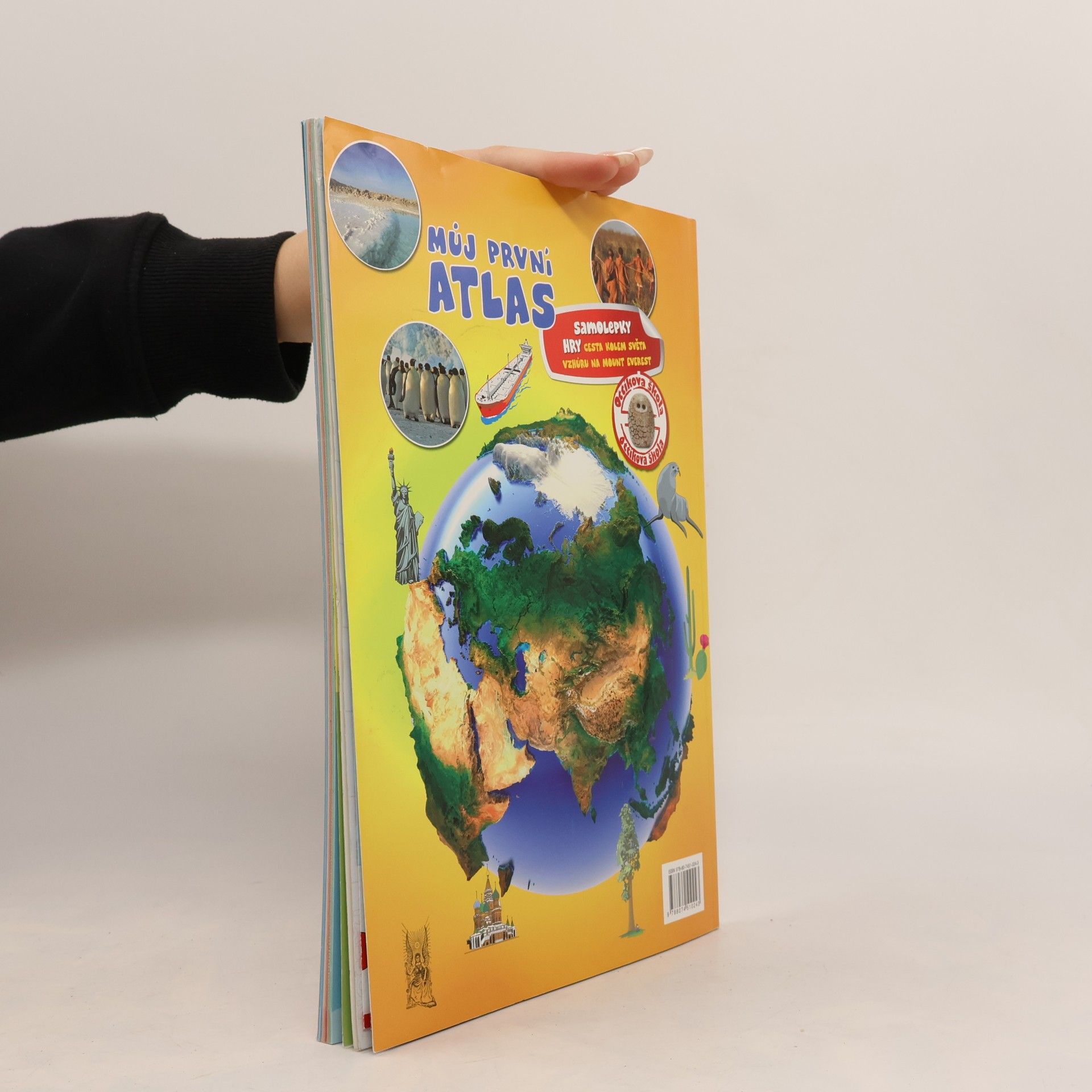 Jaroslav Synek Můj první atlas: Samolepky, rozkládací hry