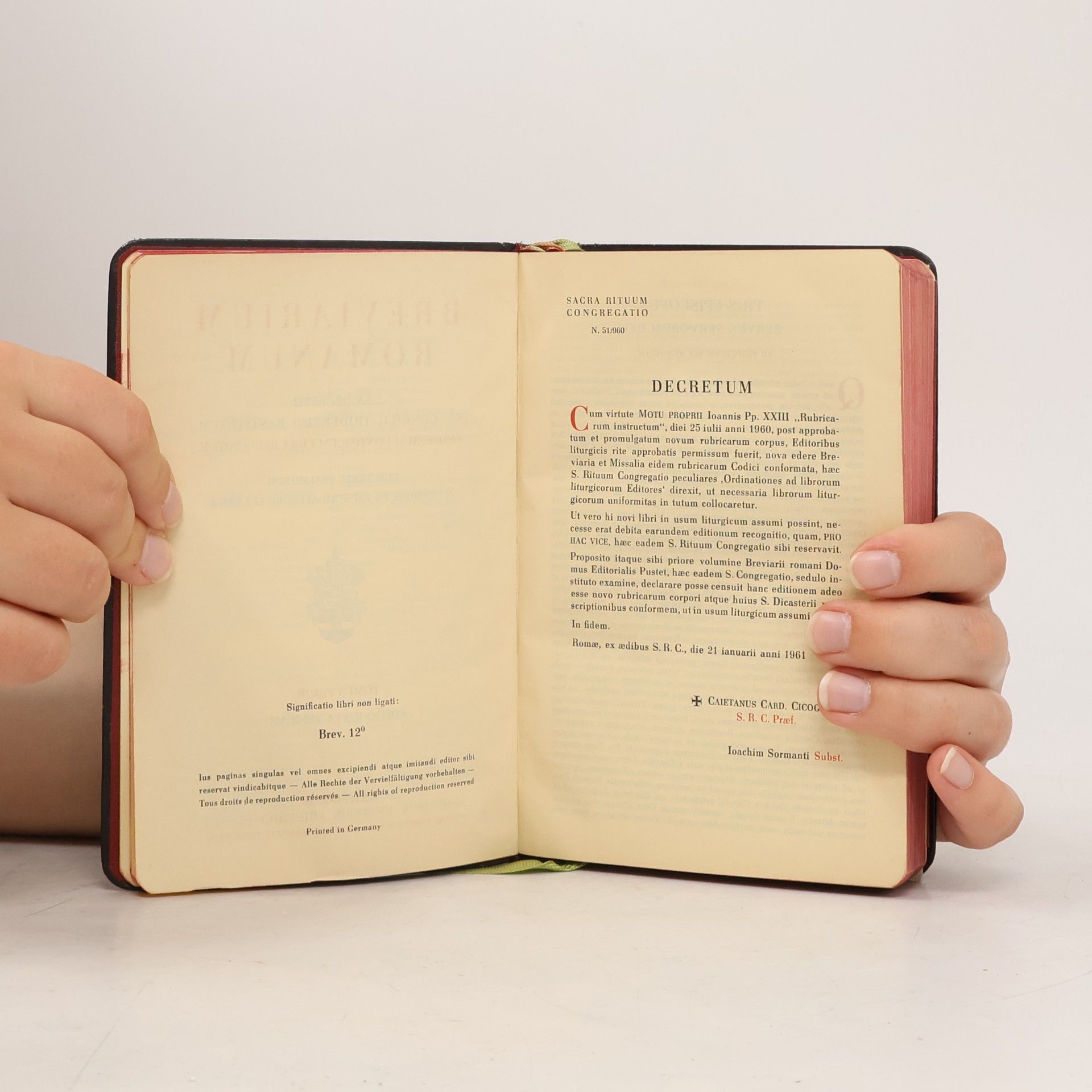 Collectif d'auteurs Breviarium Romanum. Tomus Prior. Editio iuxta typicam