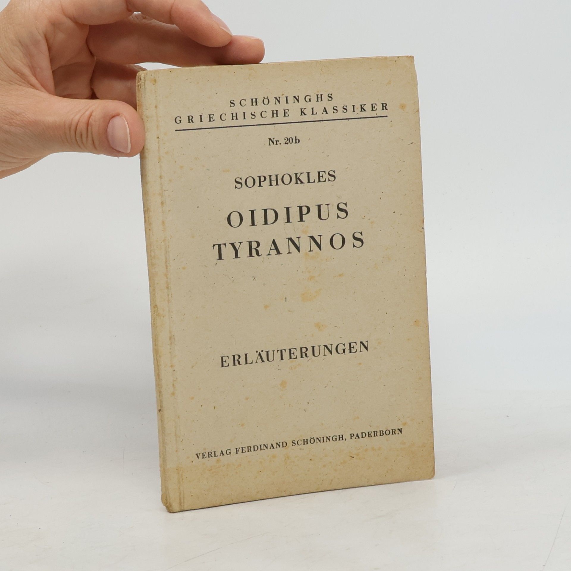 Sophokles Oidipus Tyrannos