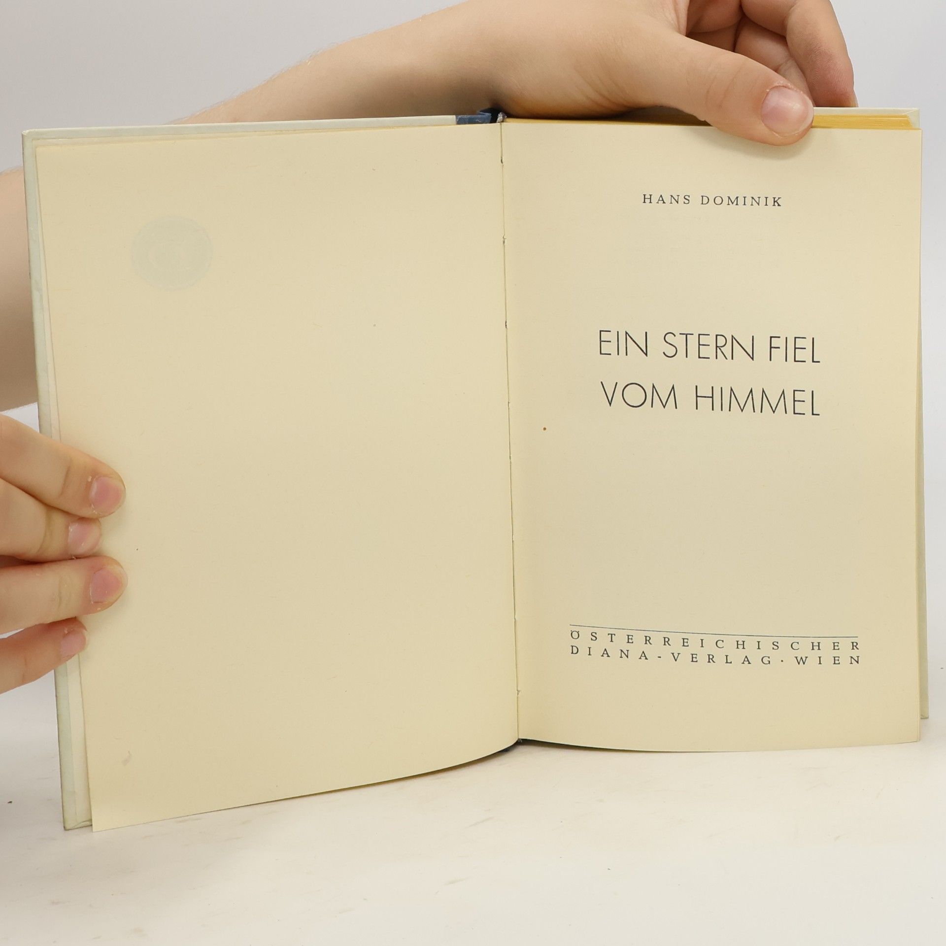 Hans Dominik Ein Stern fiel vom Himmel