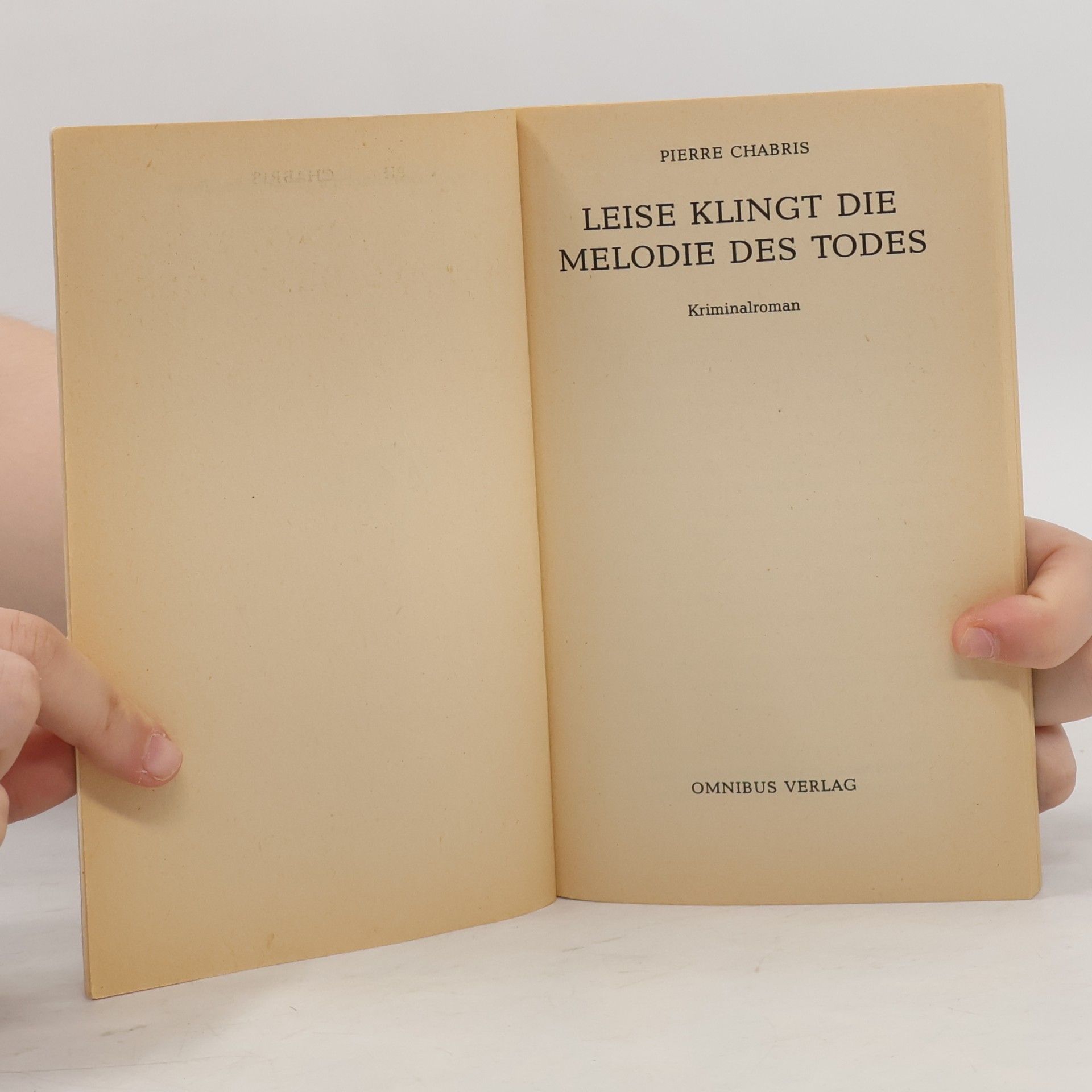 Pierre Chabris Leise klingt die Melodie des Todes