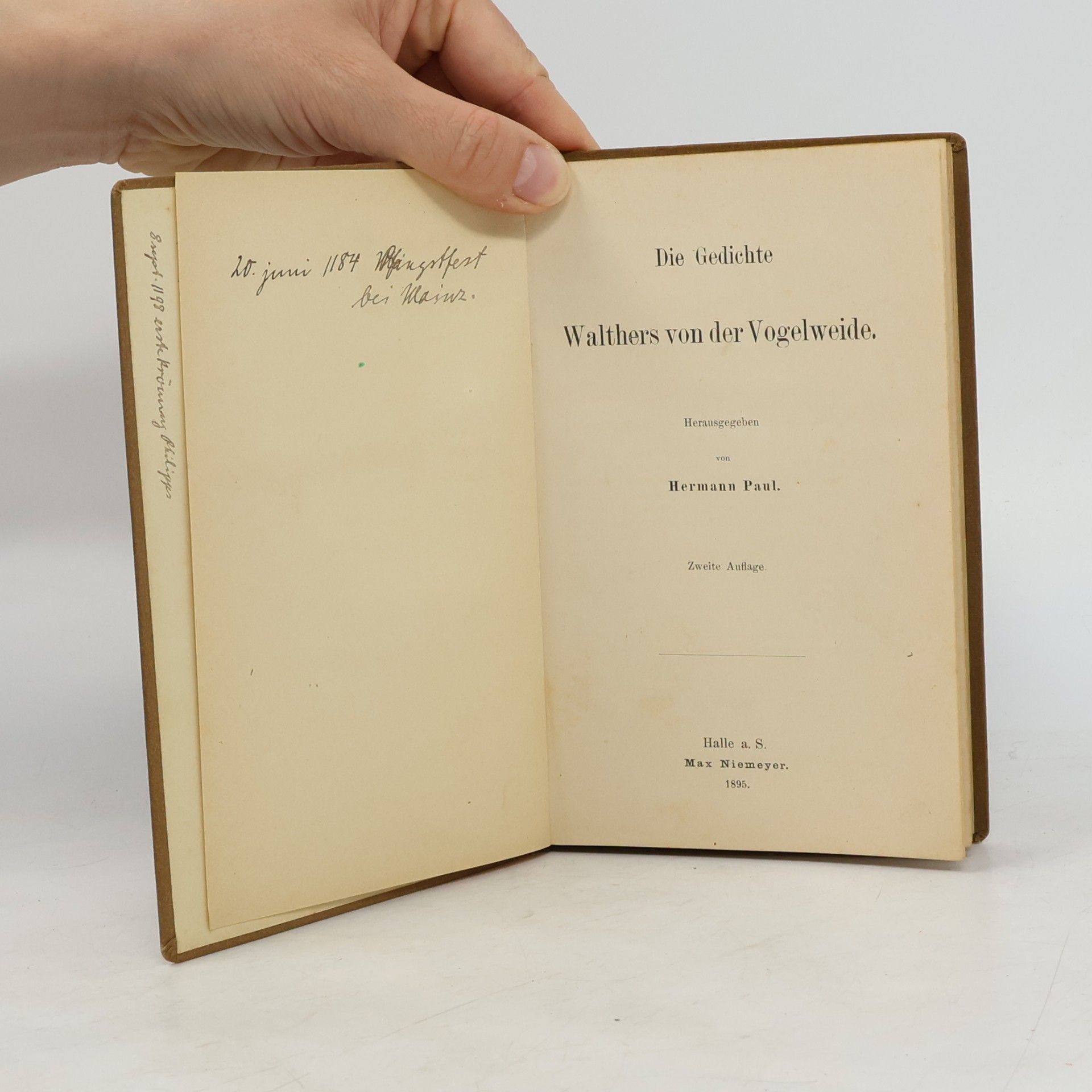 Hermann Paul Die Gedichte Walters von der Vogelweide