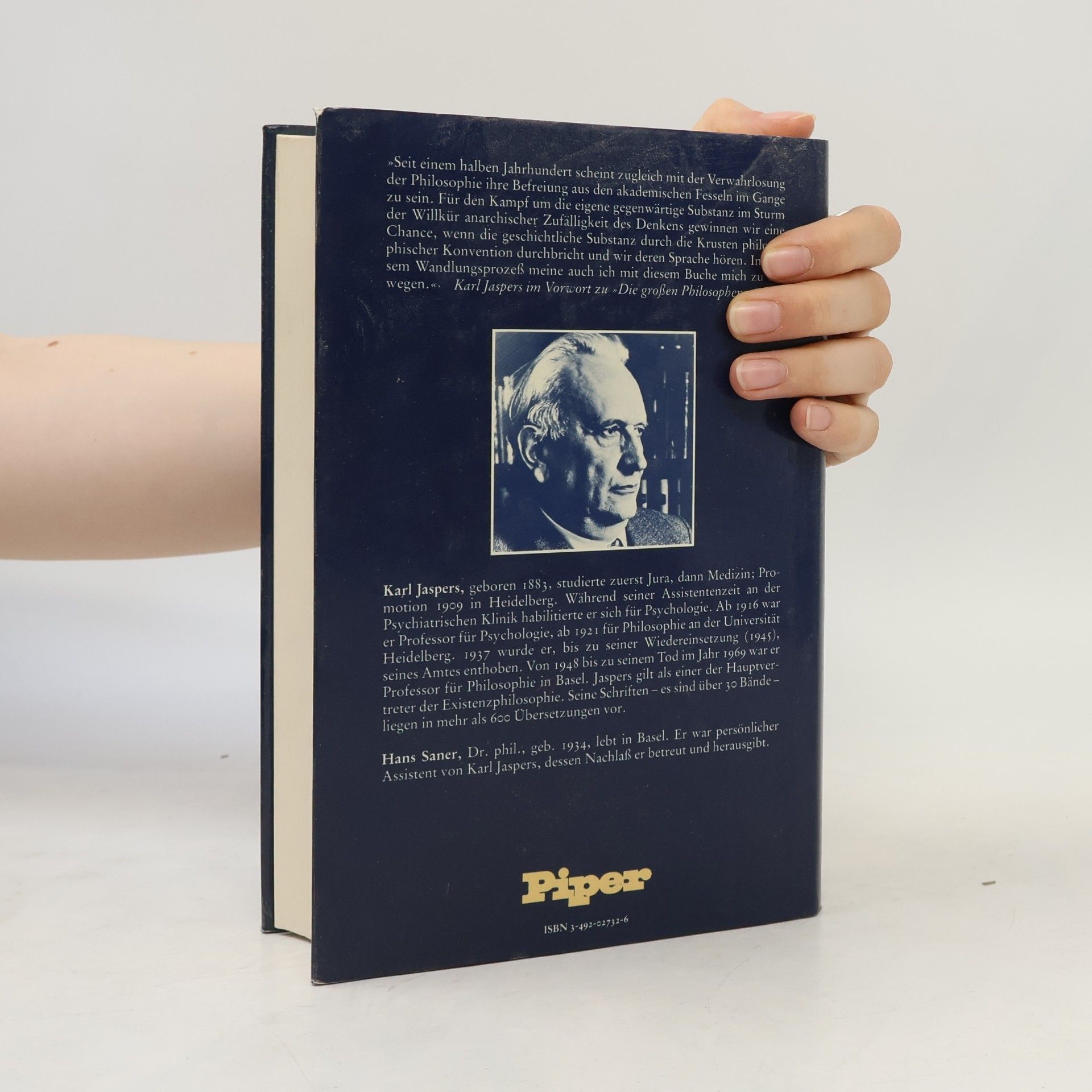 Karl Jaspers Die grossen Philosophen