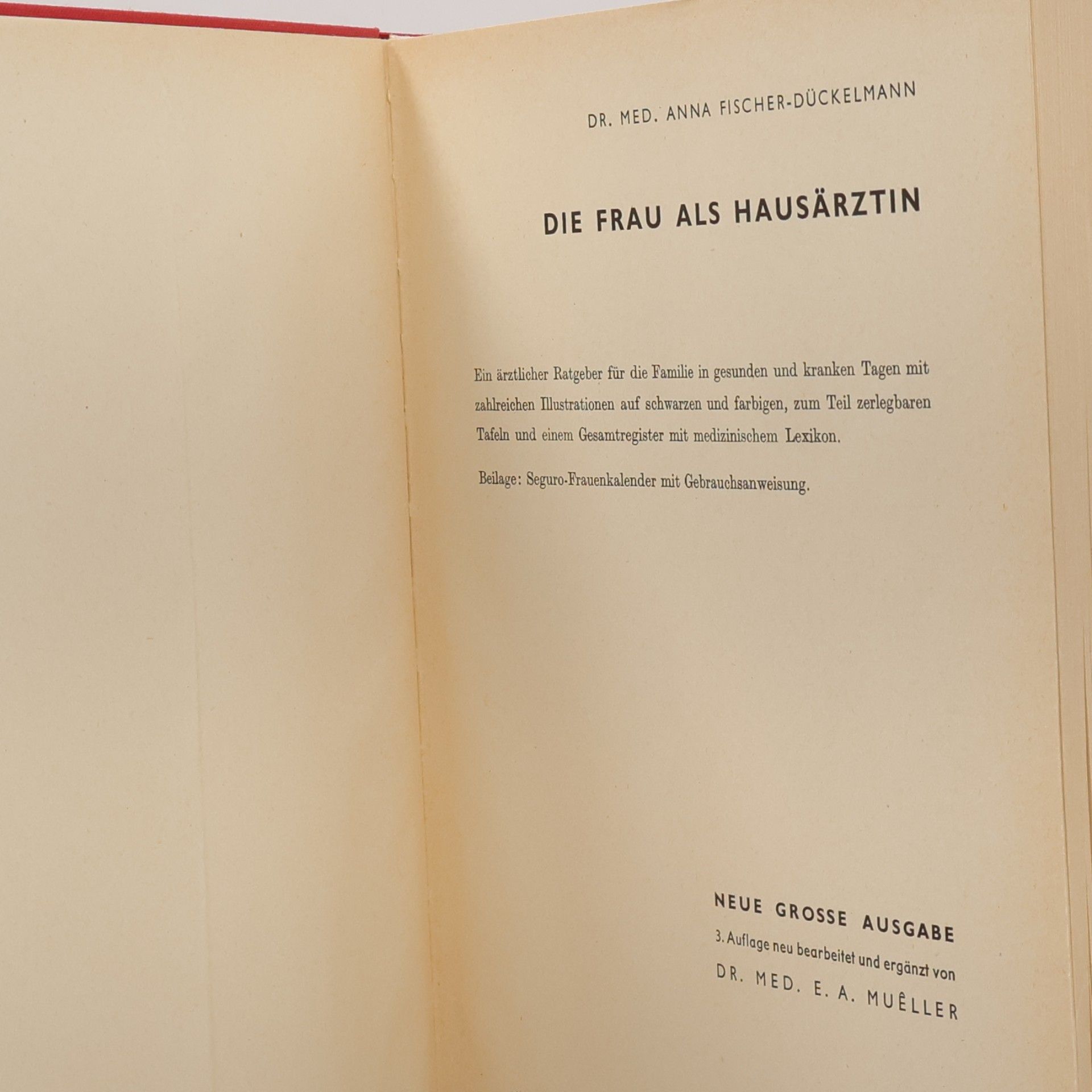 Anna Fischer-Dückelmann Die Frau als Hausärztin
