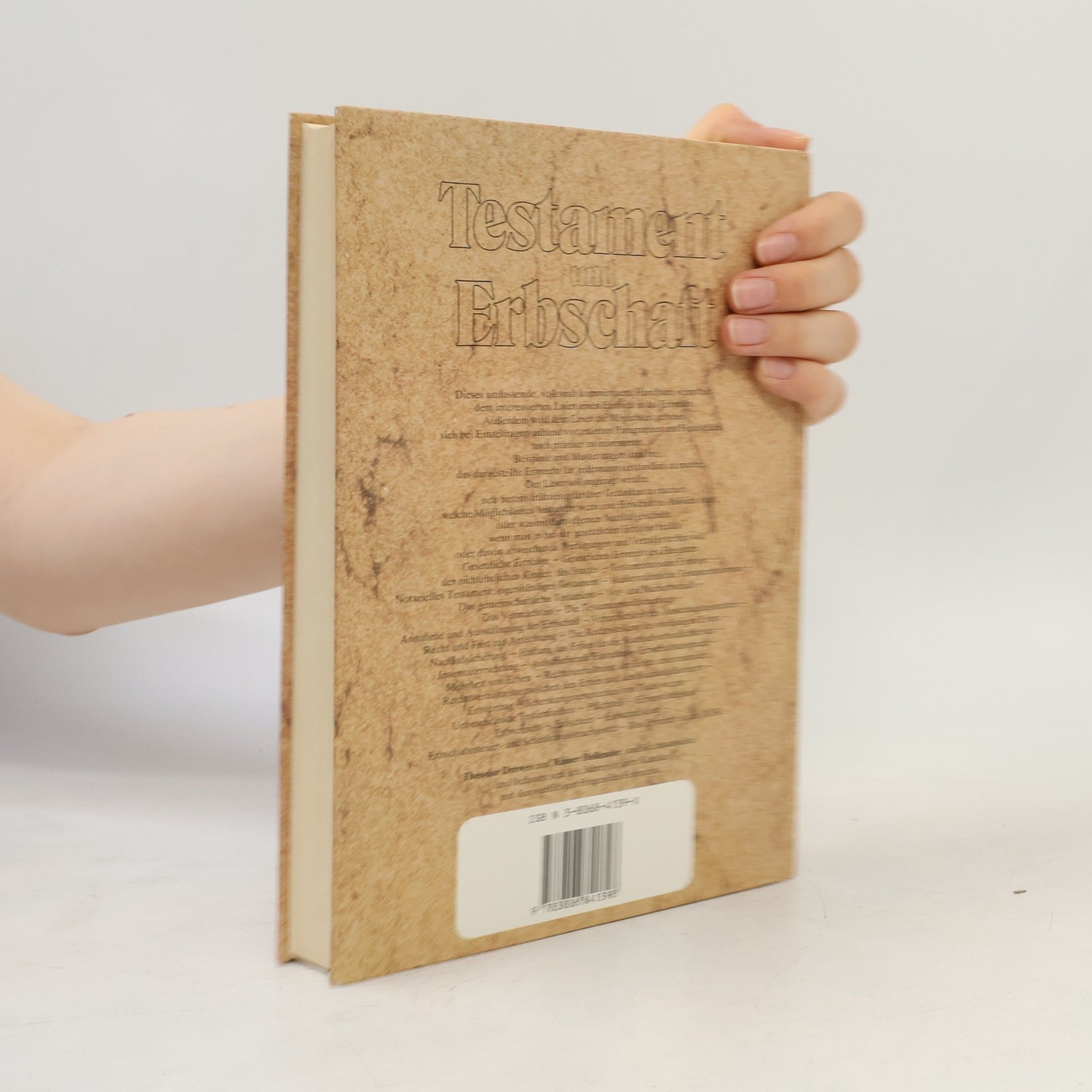Theo Drewes Testament und Erbschaft