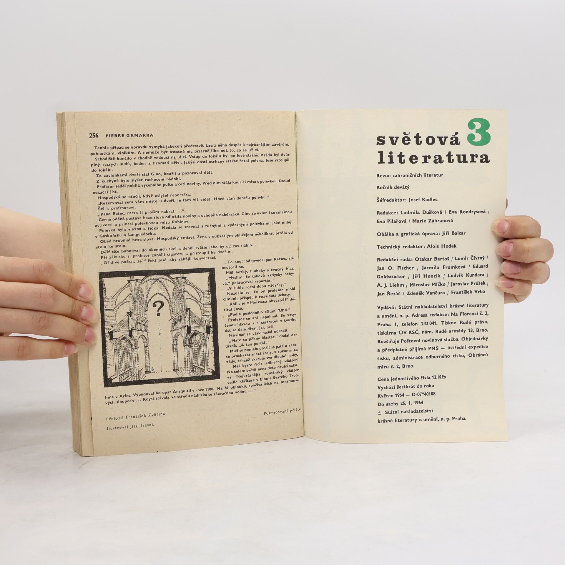 Kolektív autorov Světová literatura 3/1964