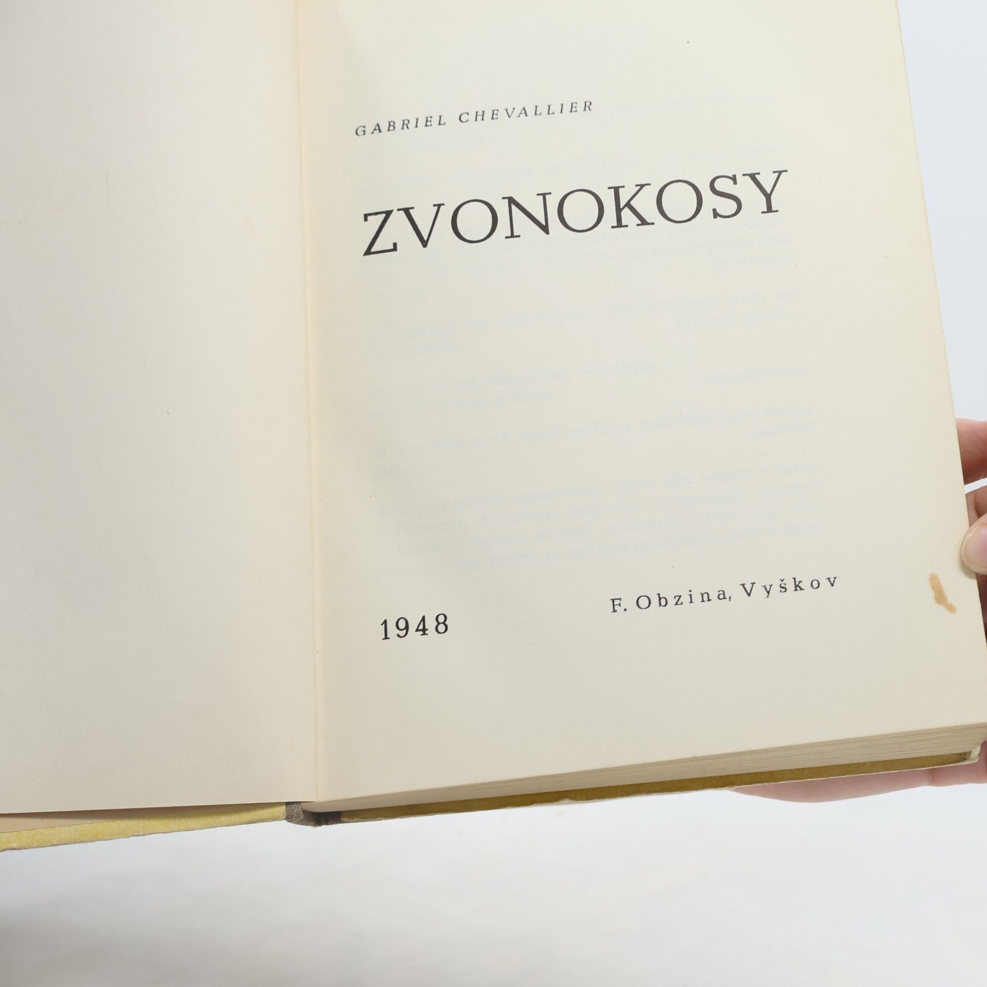 Gabriel Chevallier Zvonokosy