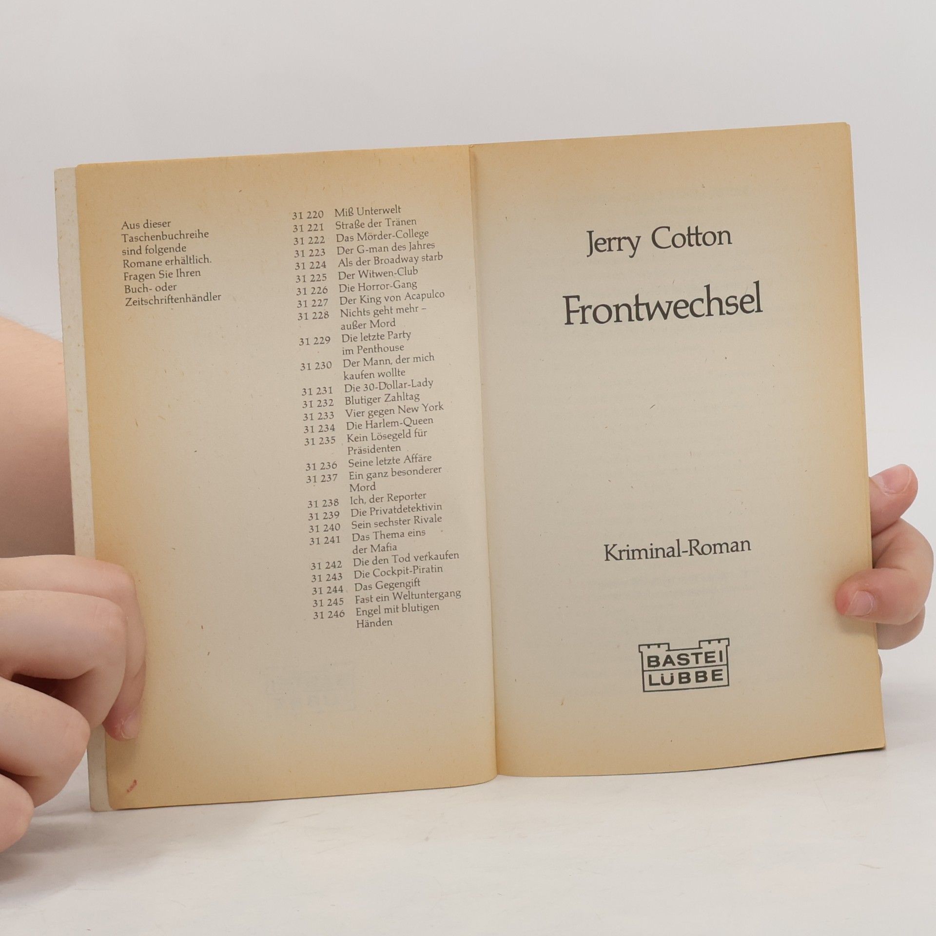 Jerry Cotton Jerry Cotton: Frontwechsel