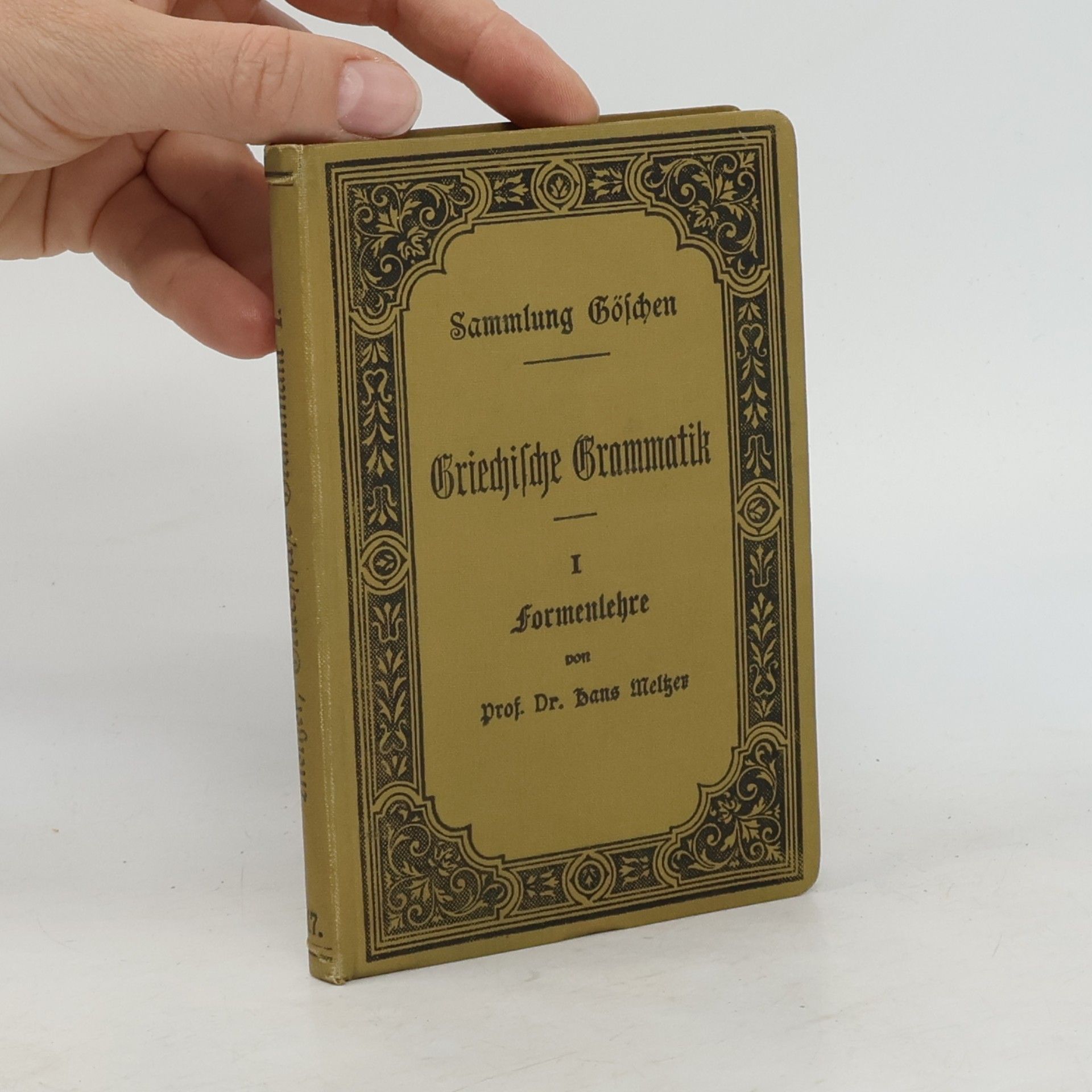 Hans Meltzer Griechische Grammatik