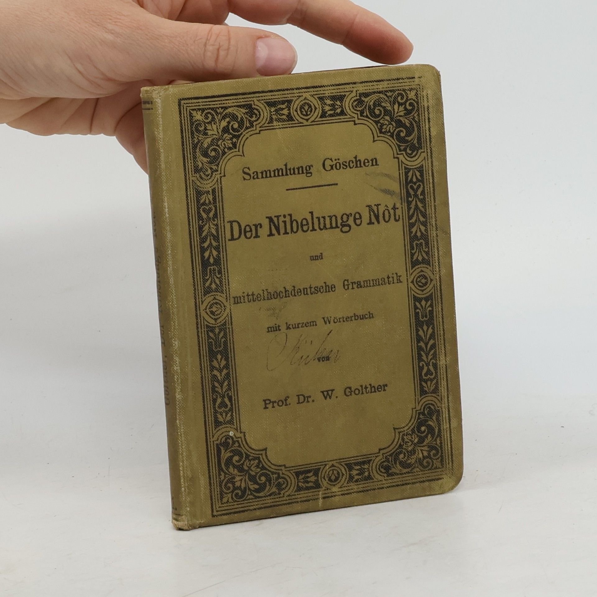 Wolfgang Golther Der Nibelunge Nôt