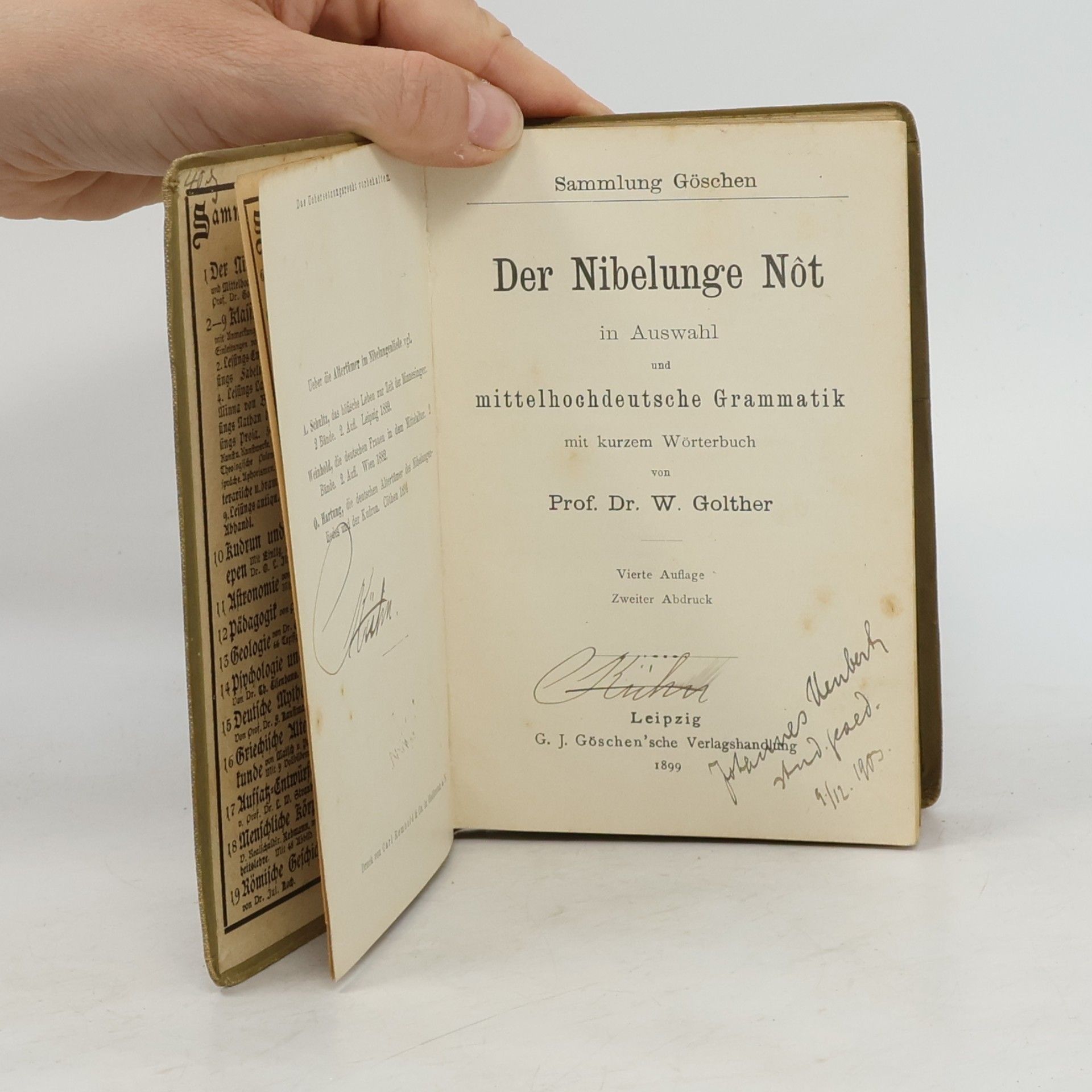 Wolfgang Golther Der Nibelunge Nôt