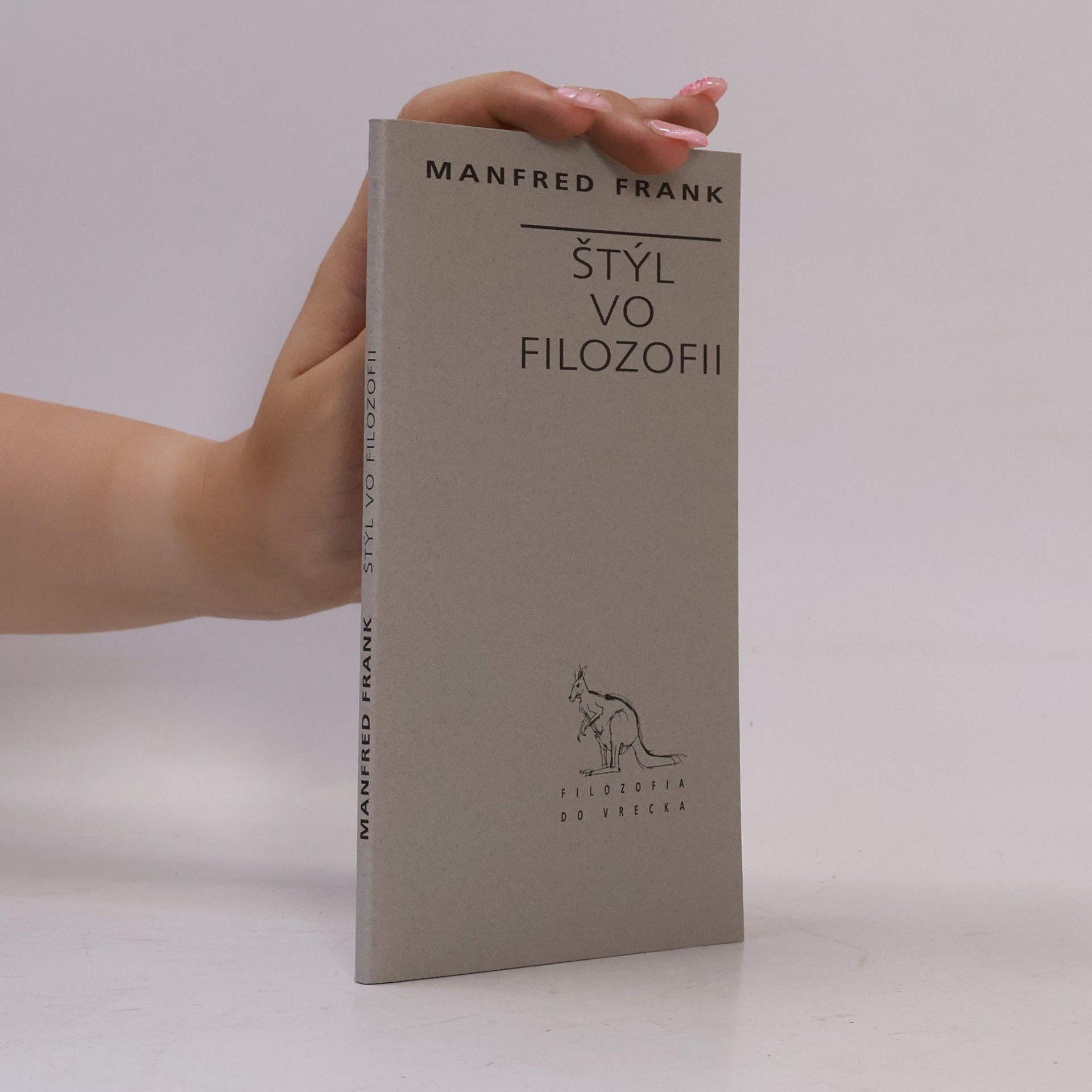 Manfred Frank Štýl vo filozofii
