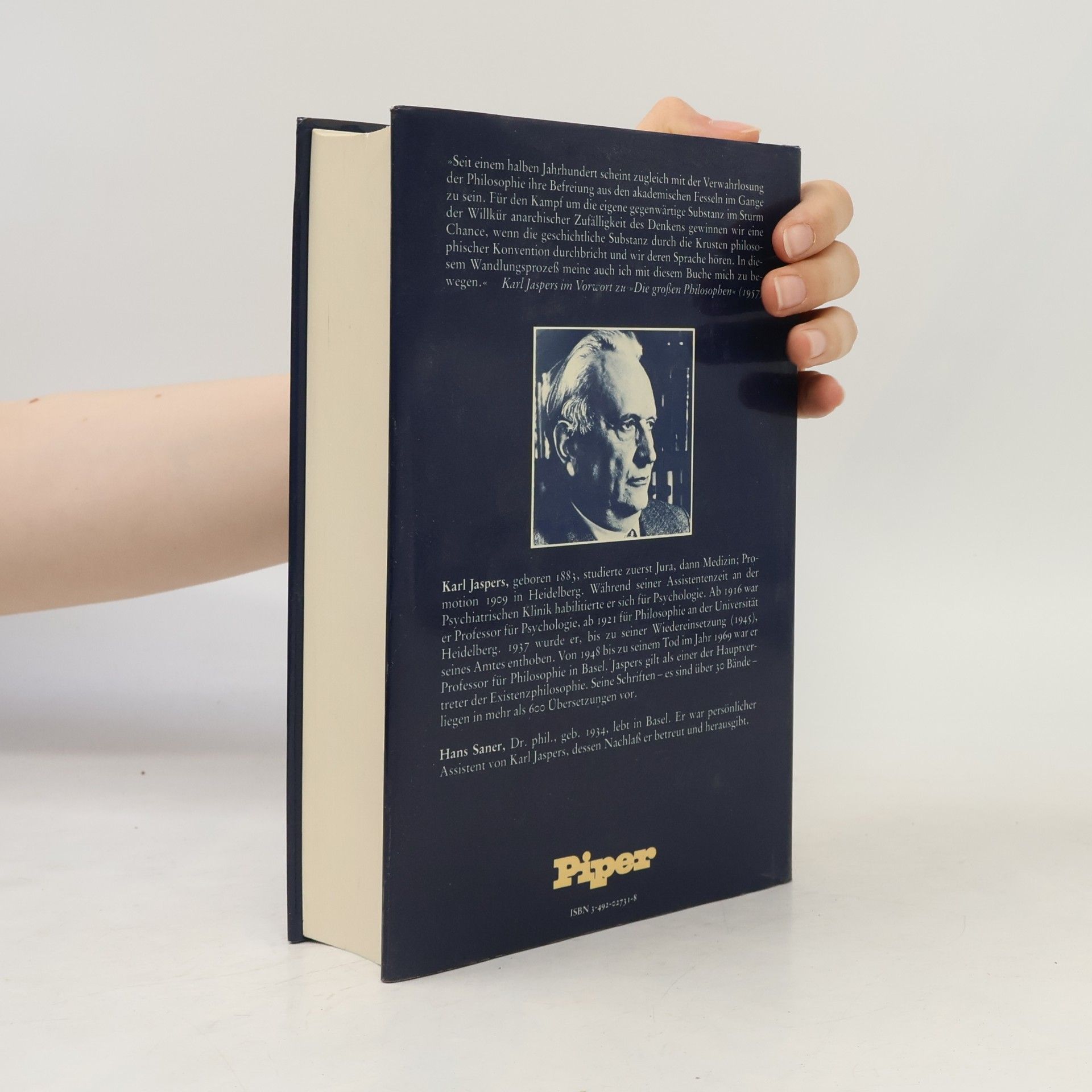 Karl Jaspers Die grossen Philosophen