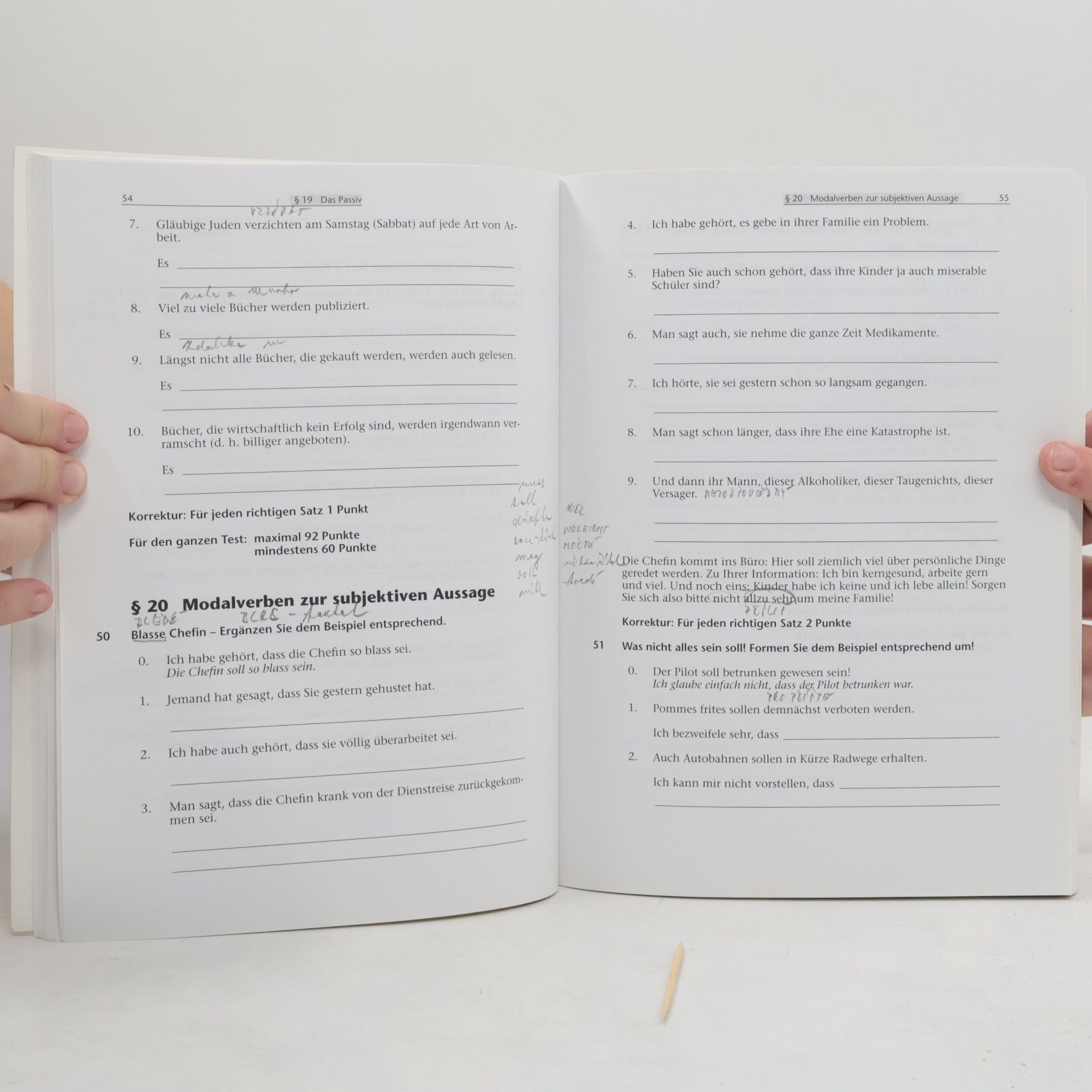 Werner Heidermann Lehr- und Übungsbuch der deutschen Grammatik : Testheft