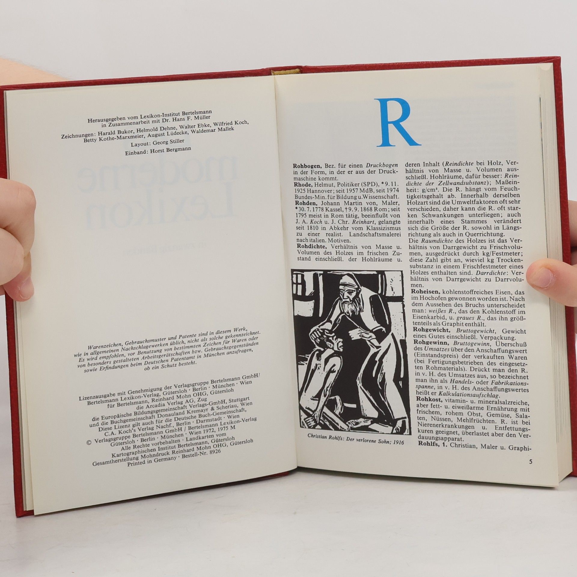 Auteurscollectief Das moderne Lexikon 16. Rohb-Schul