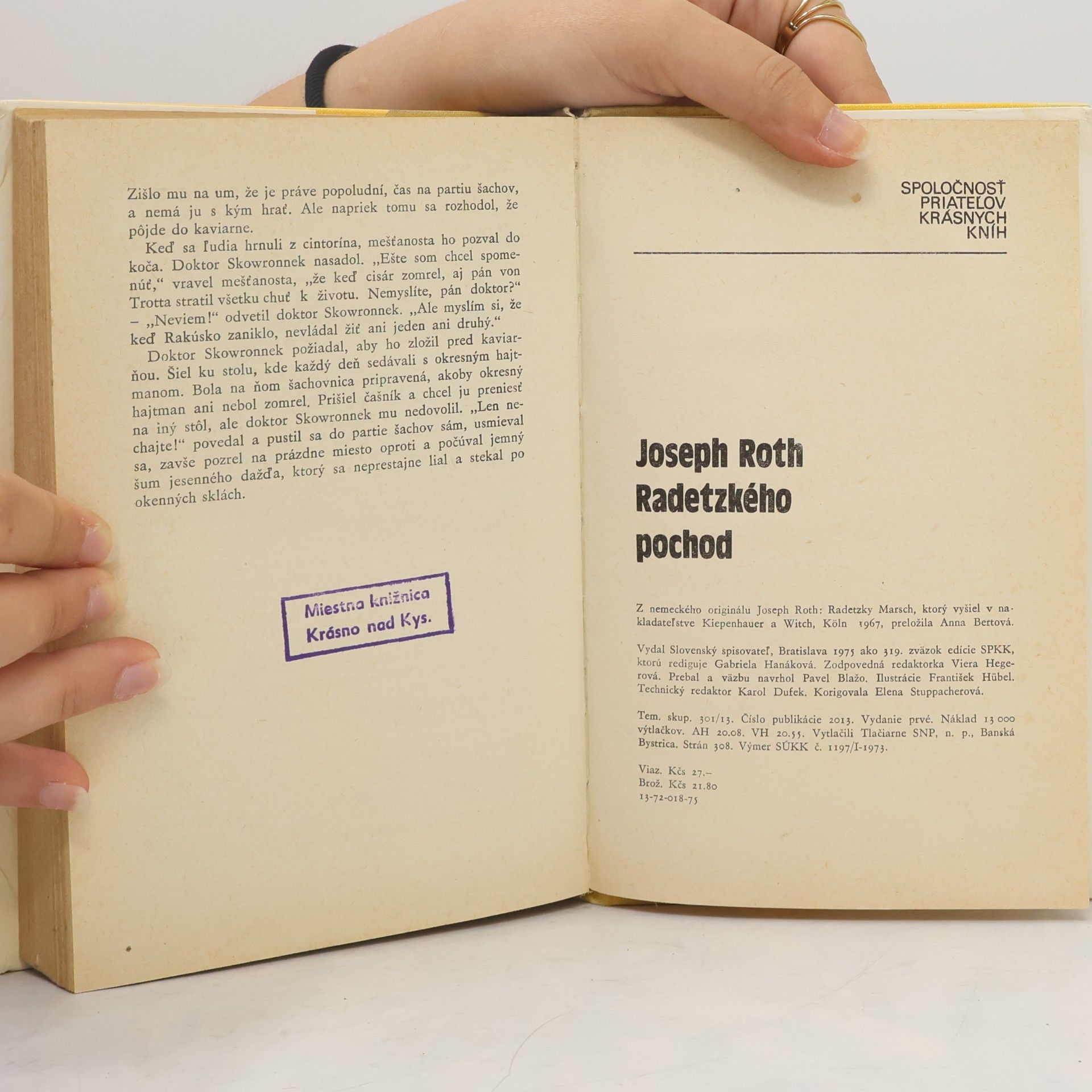 Joseph Roth Radetzkého pochod
