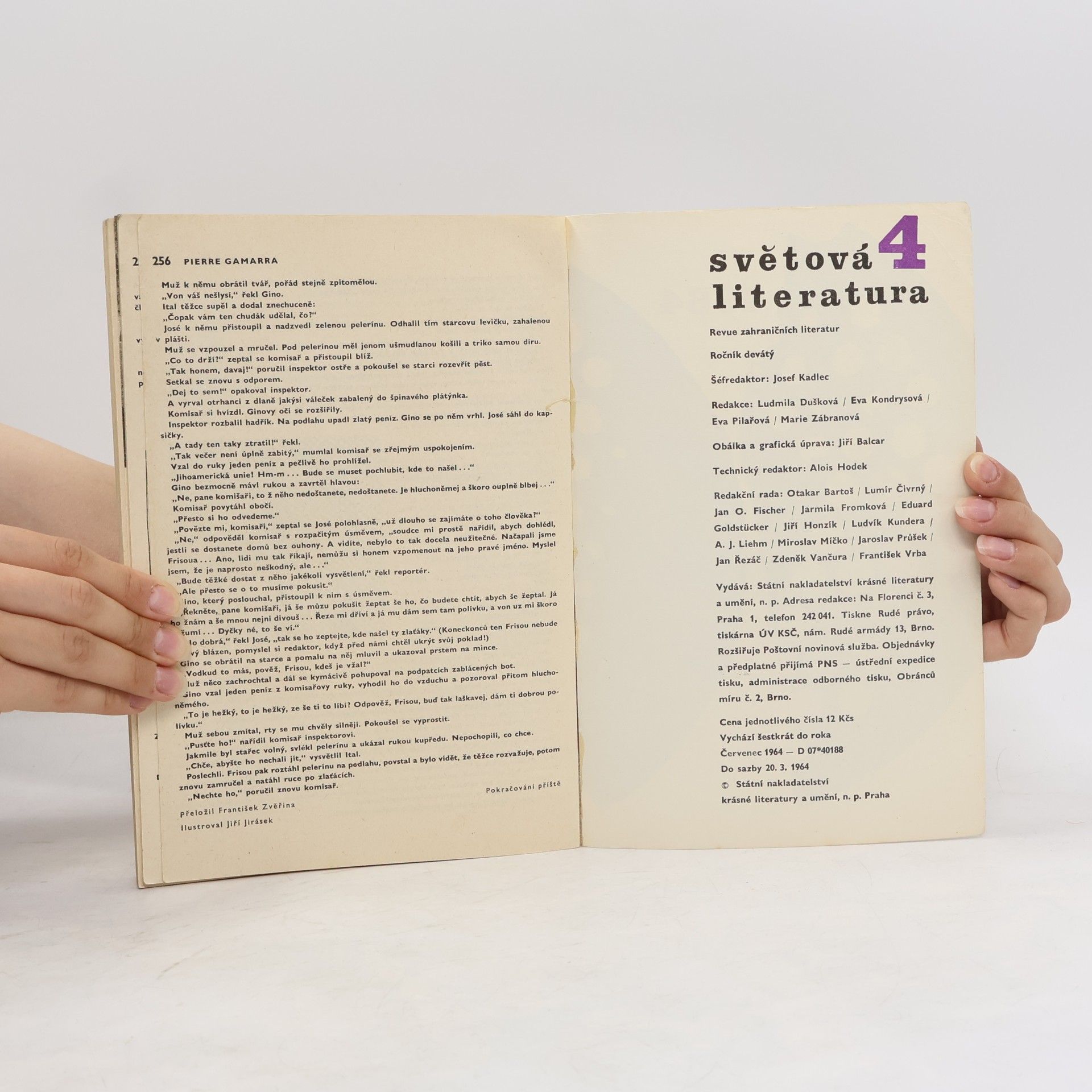 Autorenkollektiv Světová literatura 4/1964
