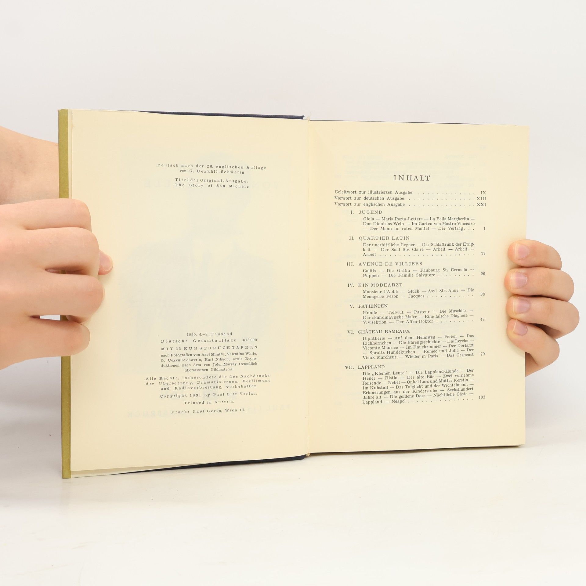 Axel Munthe Das Buch von San Michele