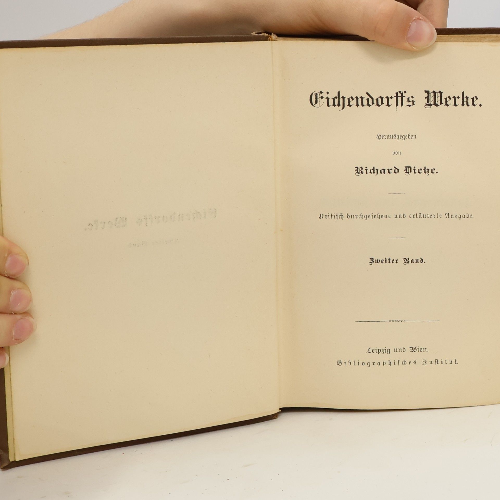 Richard Dieze Eichendorffs Werke II