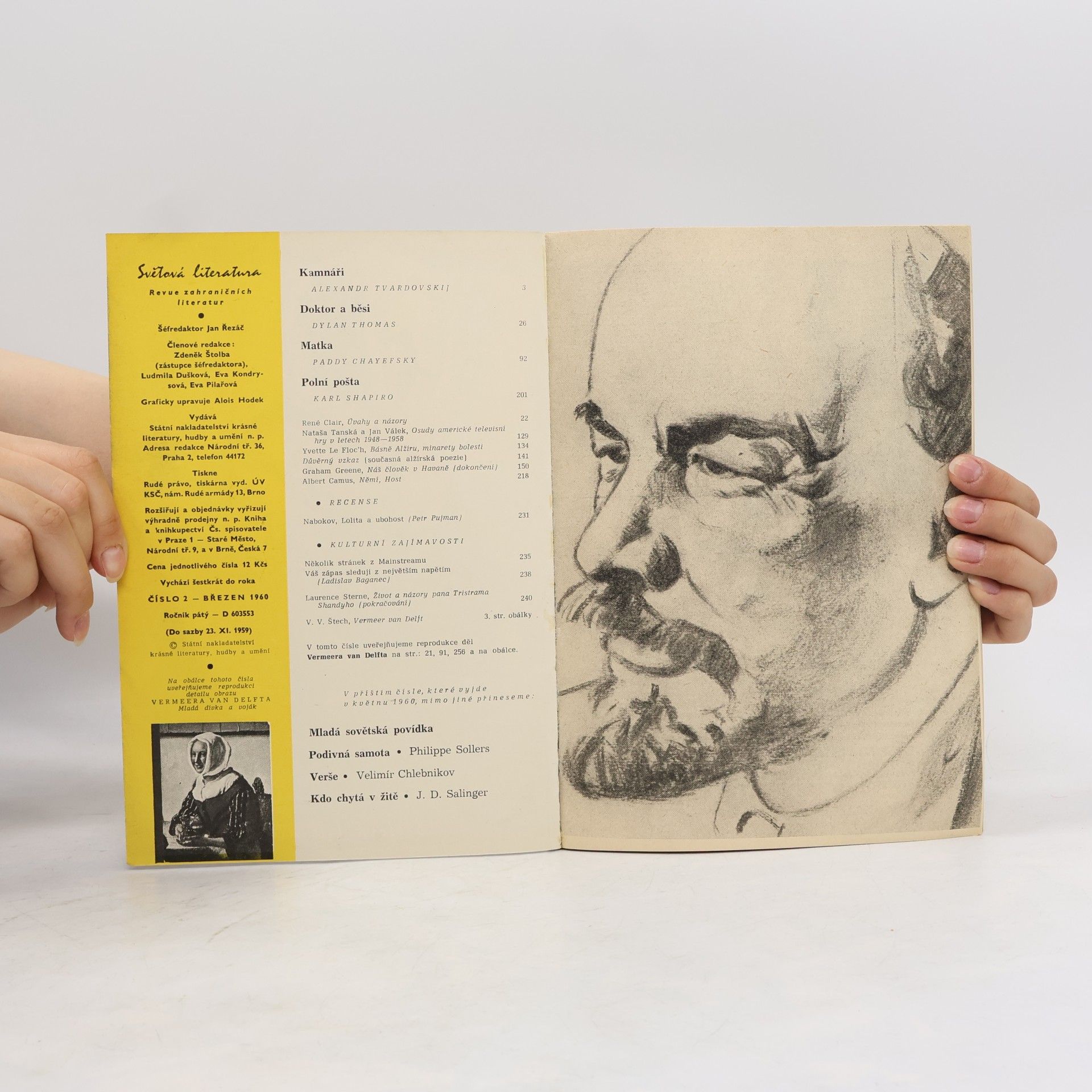 Collectif d'auteurs Světová literatura 2/1960