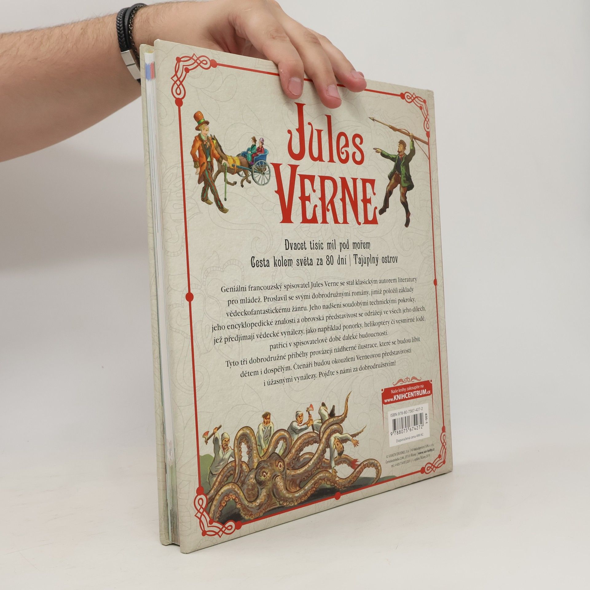 Jules Verne Dvacet tisíc mil pod mořem. Cesta kolem světa za 80 dní. Tajuplný ostrov