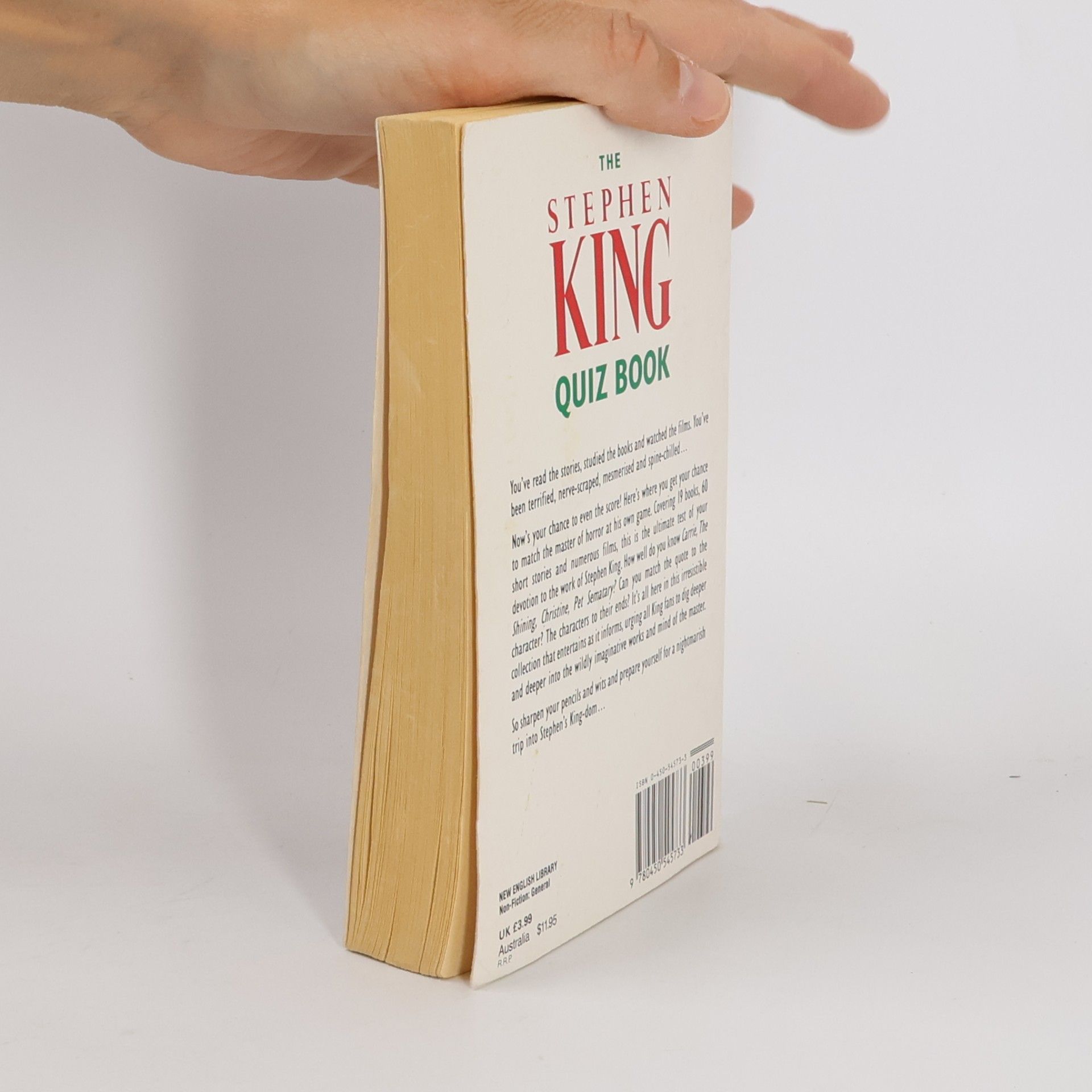 Stephen J. Spignesi The Stephen King Quiz Book