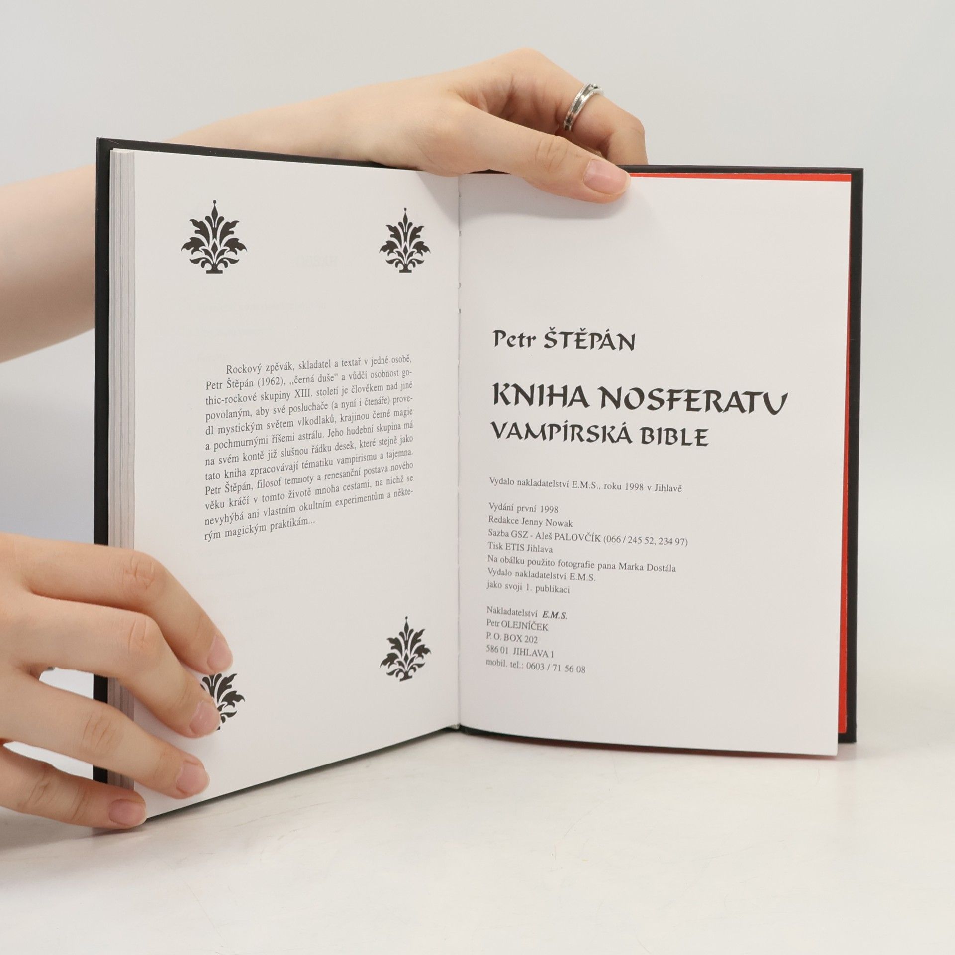 Petr Štěpán Kniha Nosferatu. Vampírská bible