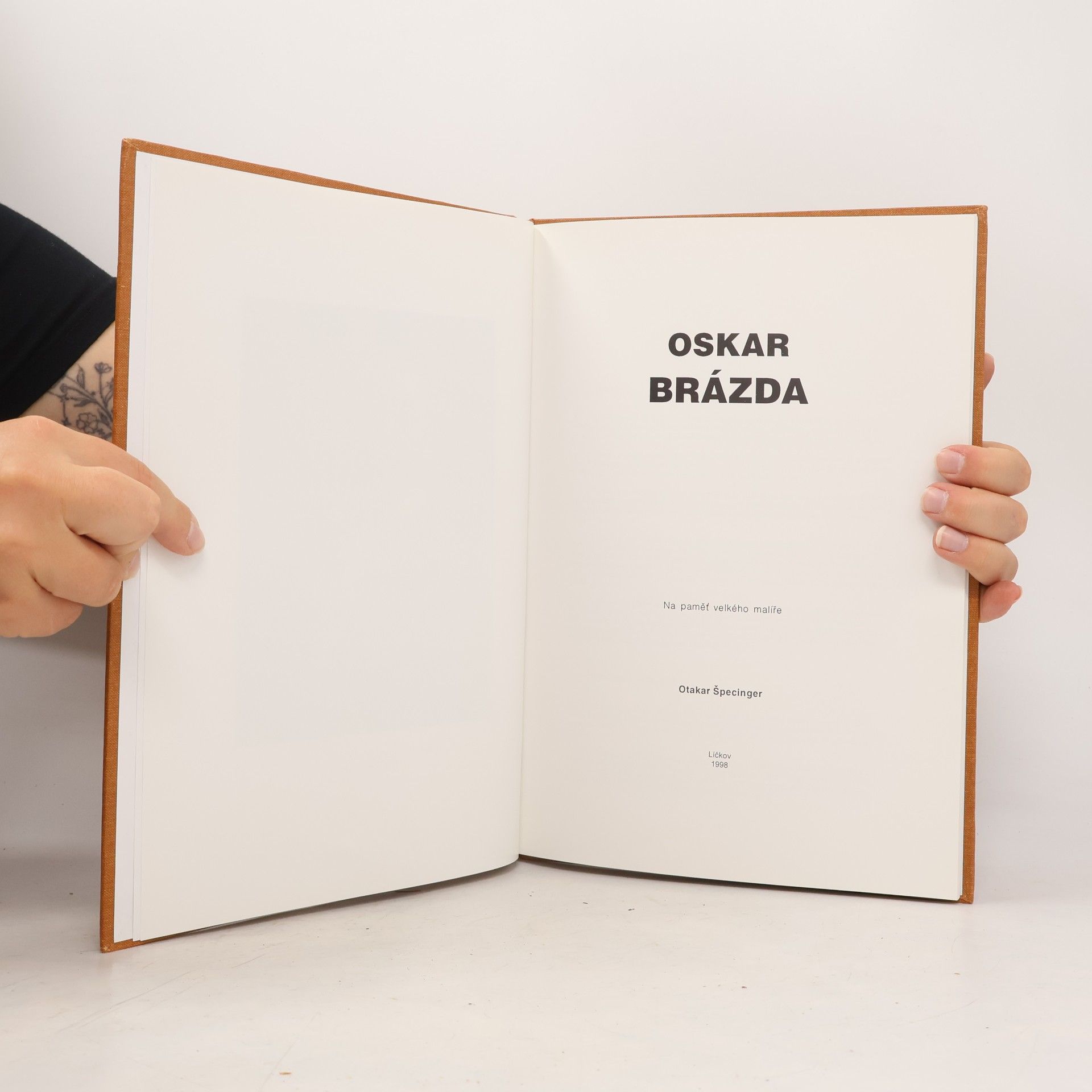 Otakar Špecinger Oskar Brázda: Na paměť velkého malíře