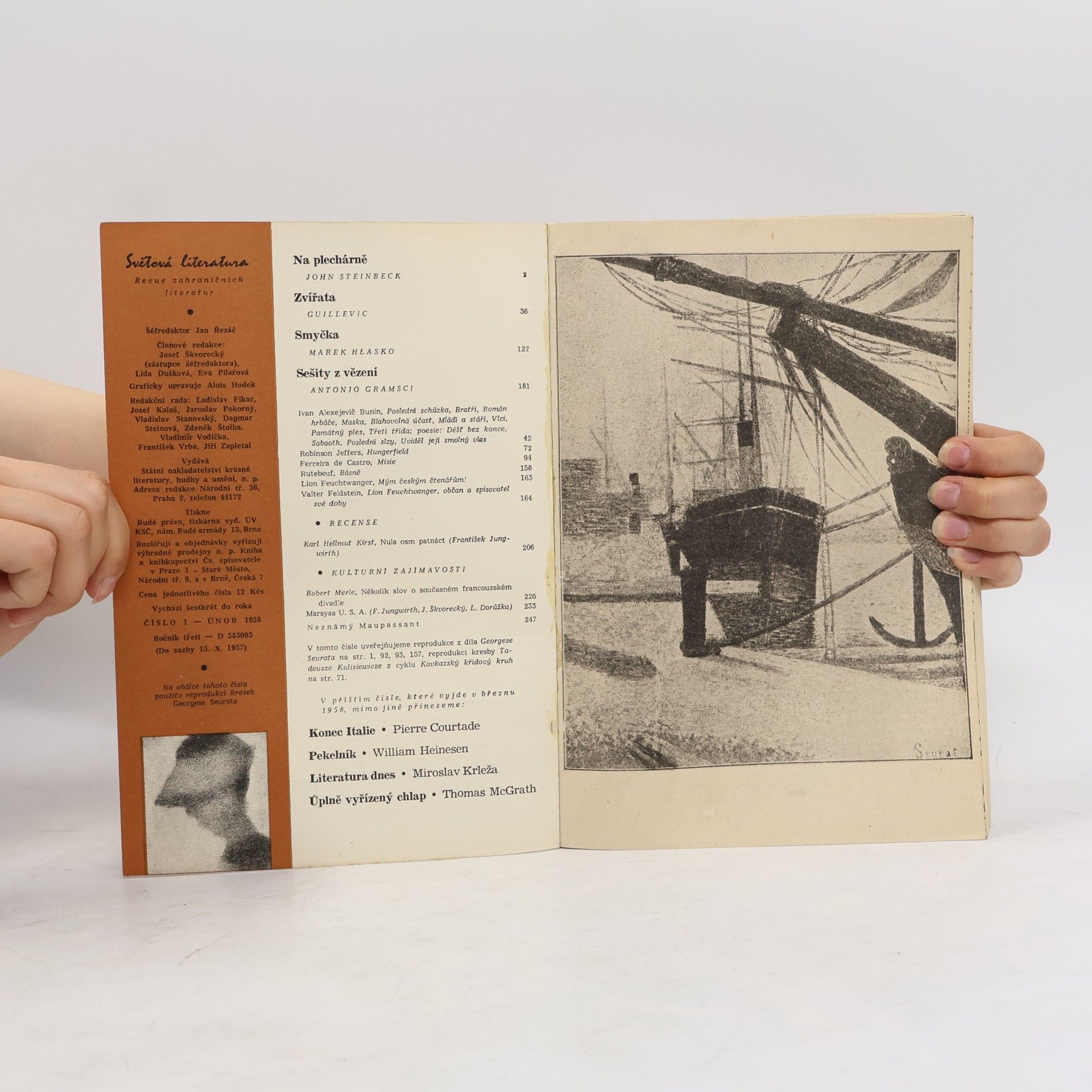 Autorenkollektiv Světová literatura 1/1958