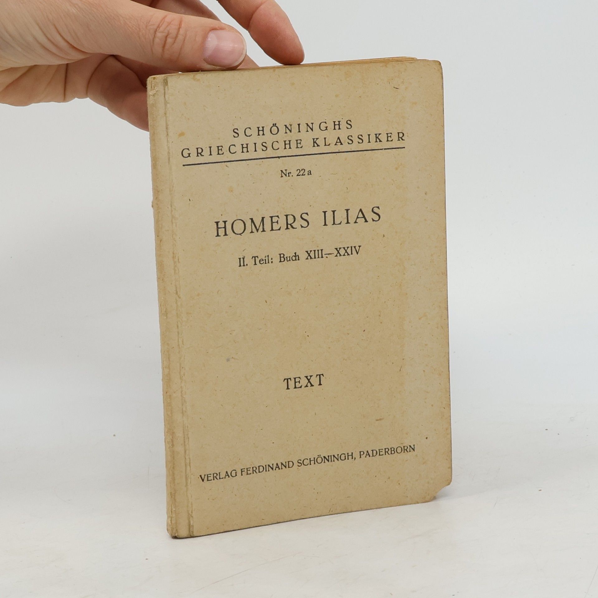 Homér Homer Iilias