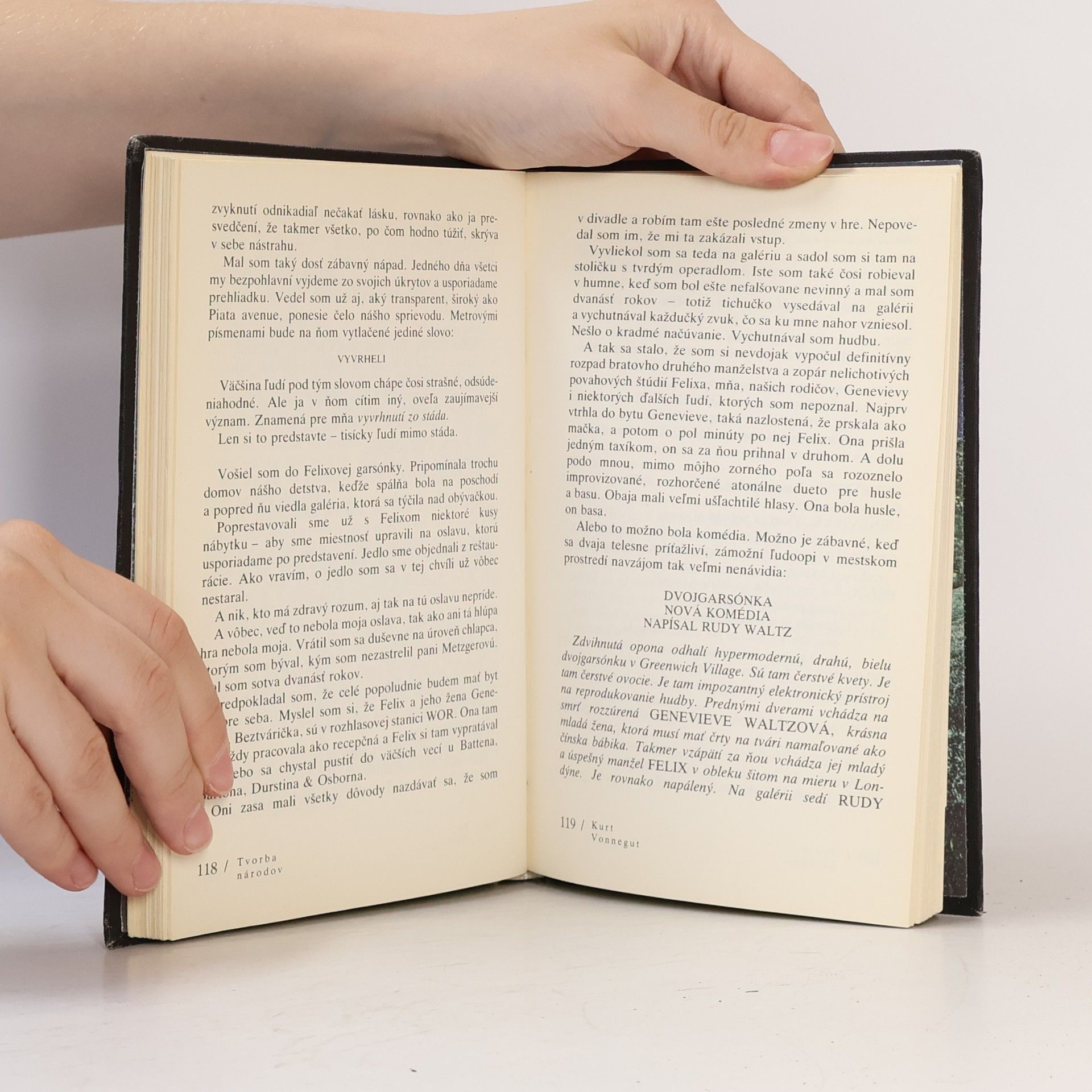 Kurt Vonnegut Tvorba národov. Ostré očko