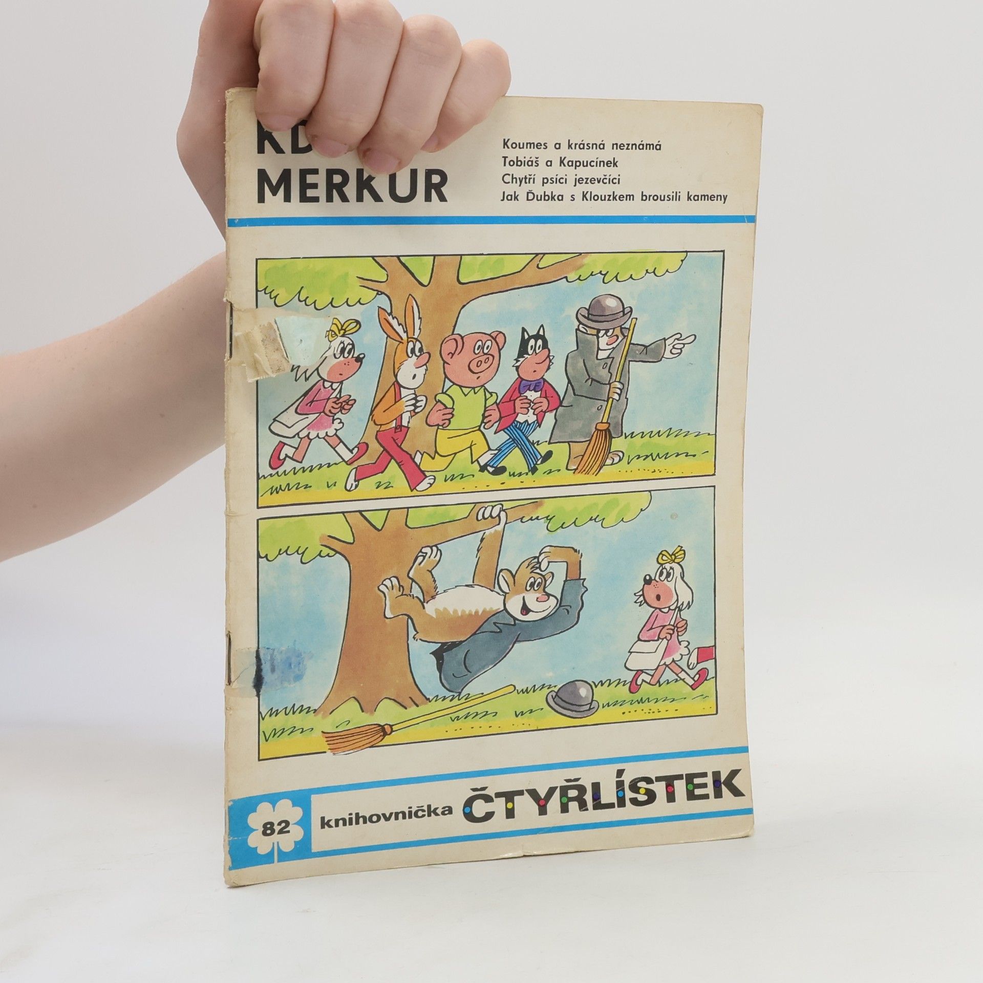 Jaroslav Němeček Čtyřlístek 82. Kde je Merkur