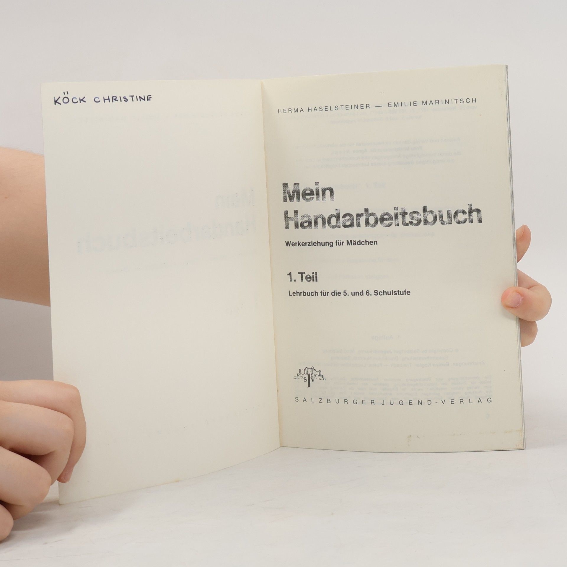 Autorenkollektiv Mein Handarbeitsbuch 1
