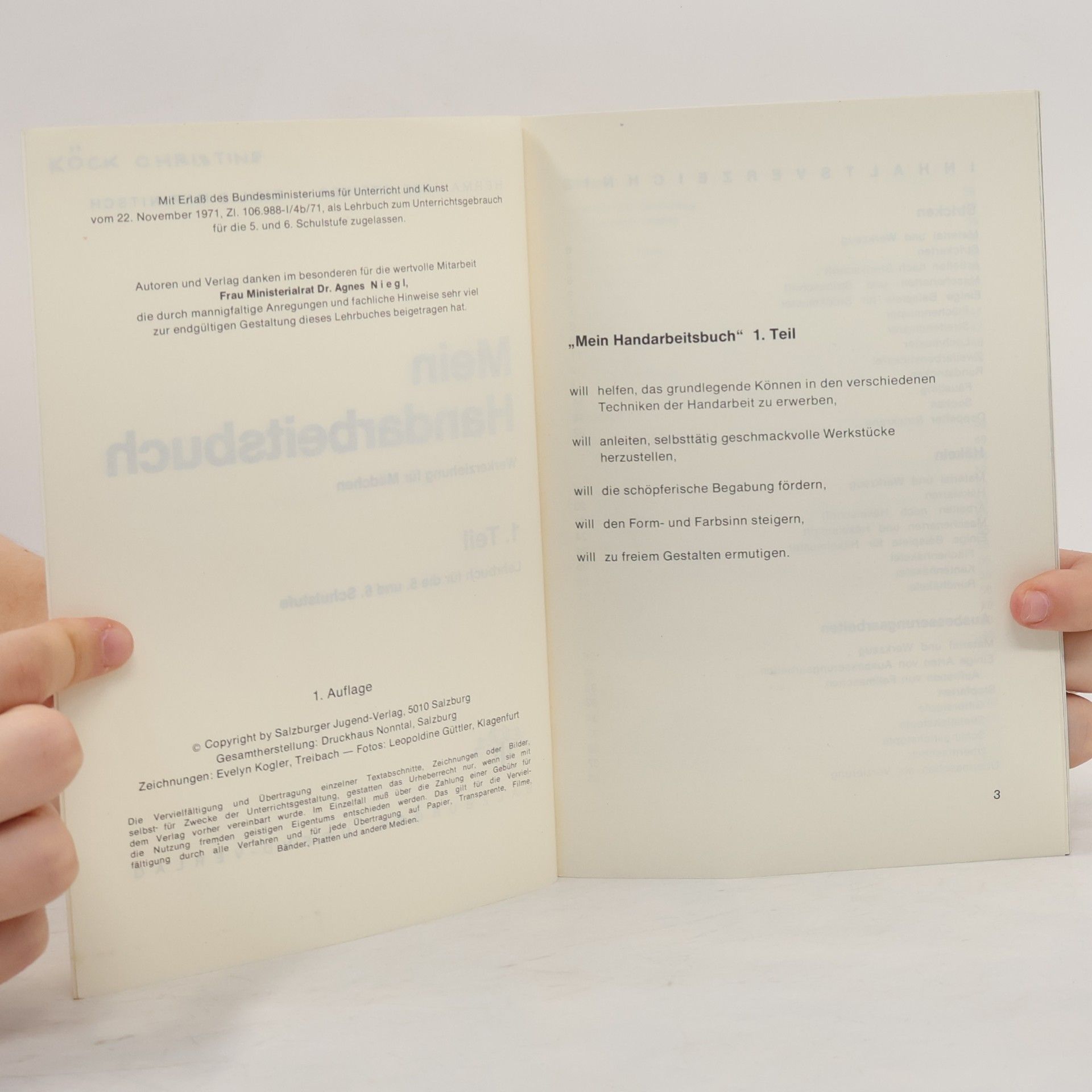 Autorenkollektiv Mein Handarbeitsbuch 1
