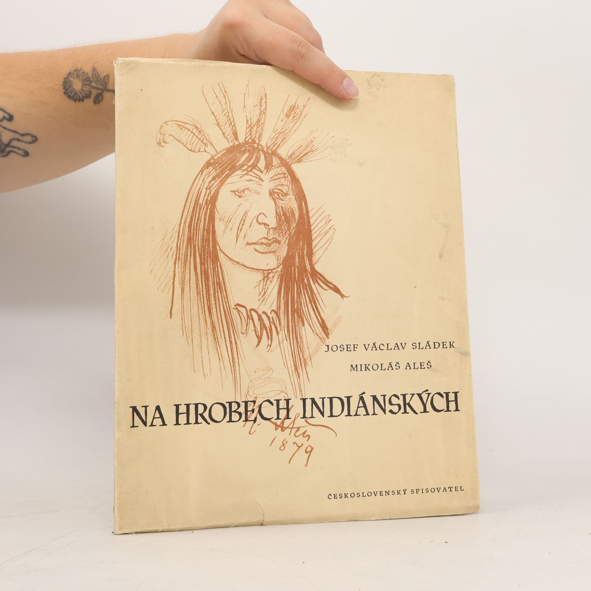 Josef Václav Sládek Na hrobech indiánských