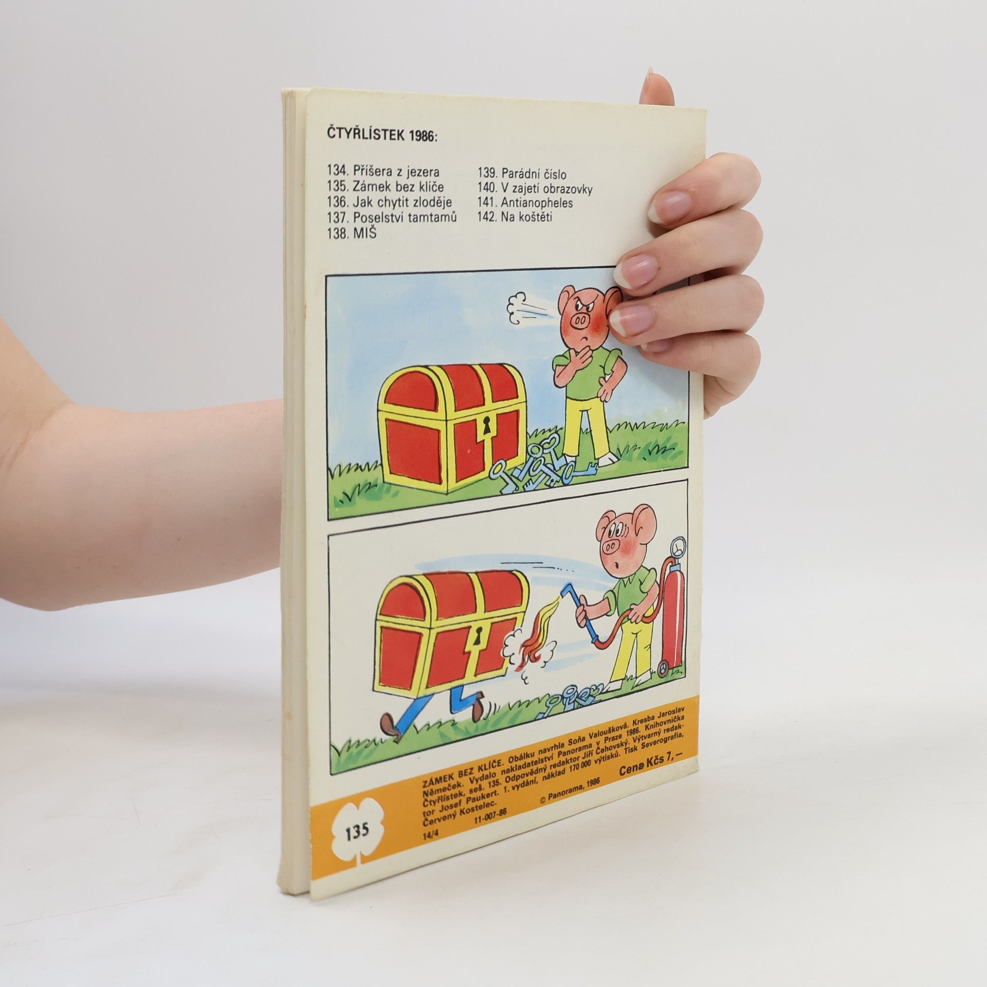 Autorenkollektiv Čtyřlístek 135. Zámek bez klíče