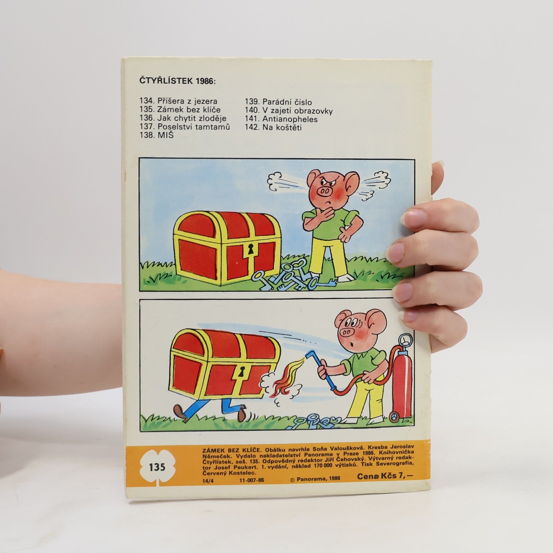 Autorenkollektiv Čtyřlístek 135. Zámek bez klíče