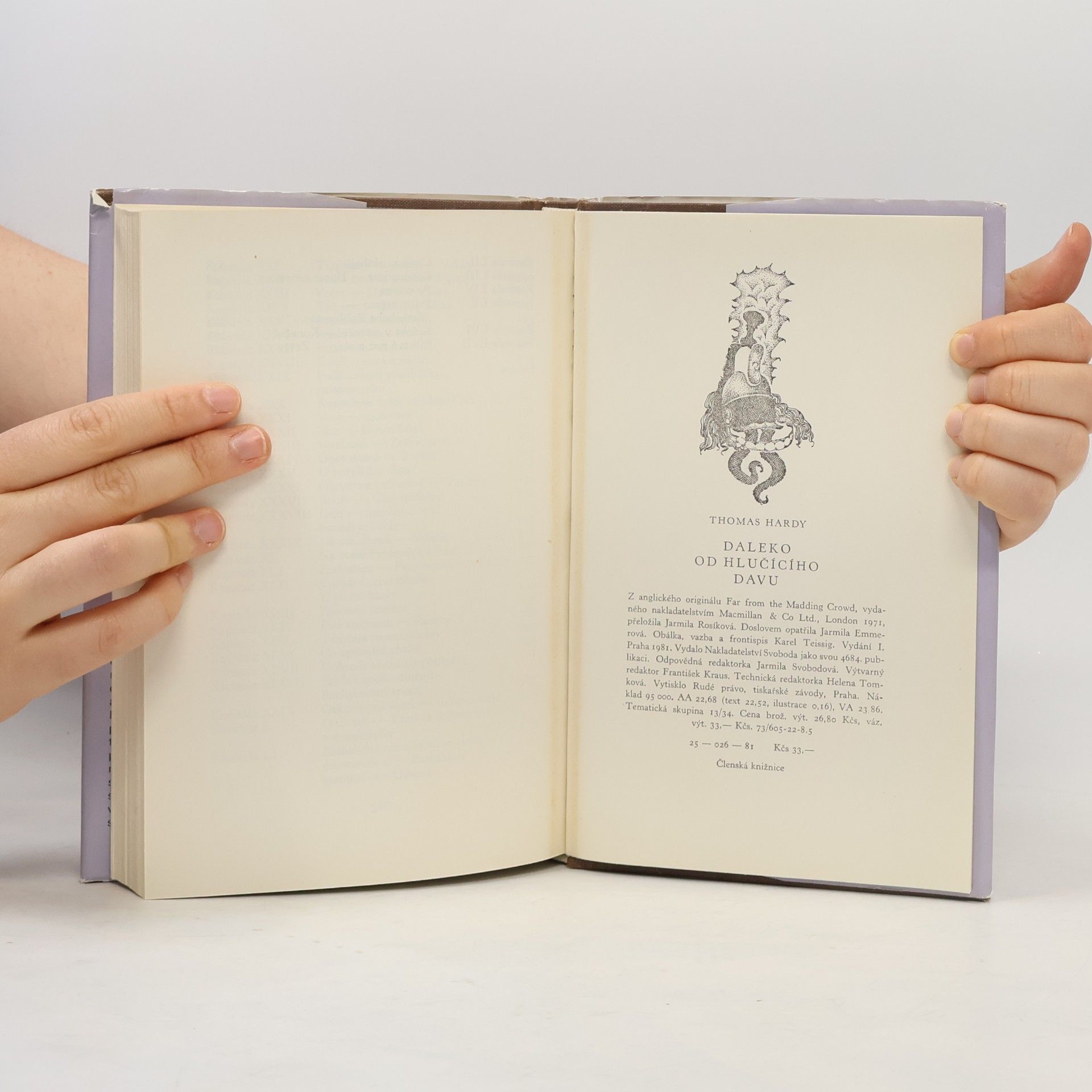 Thomas Hardy Daleko od hlučného davu