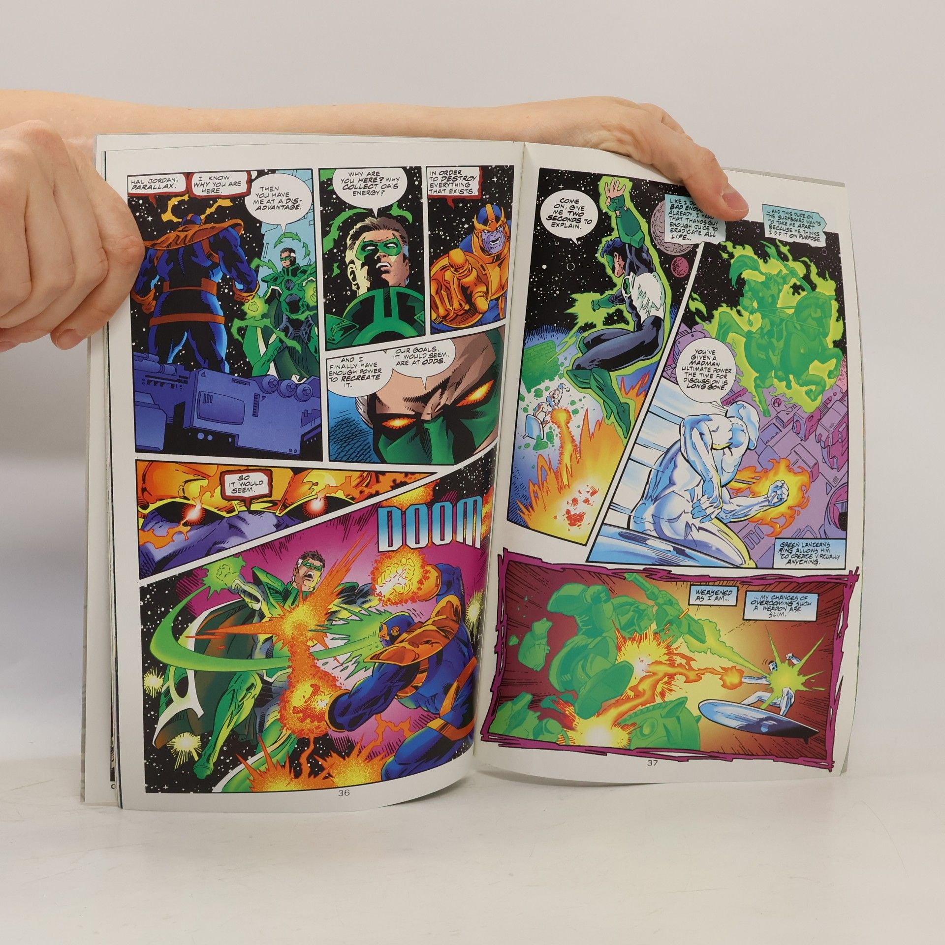 Ron Marz Green Lantern/Silver Surfer - 1: Unholy Alliances