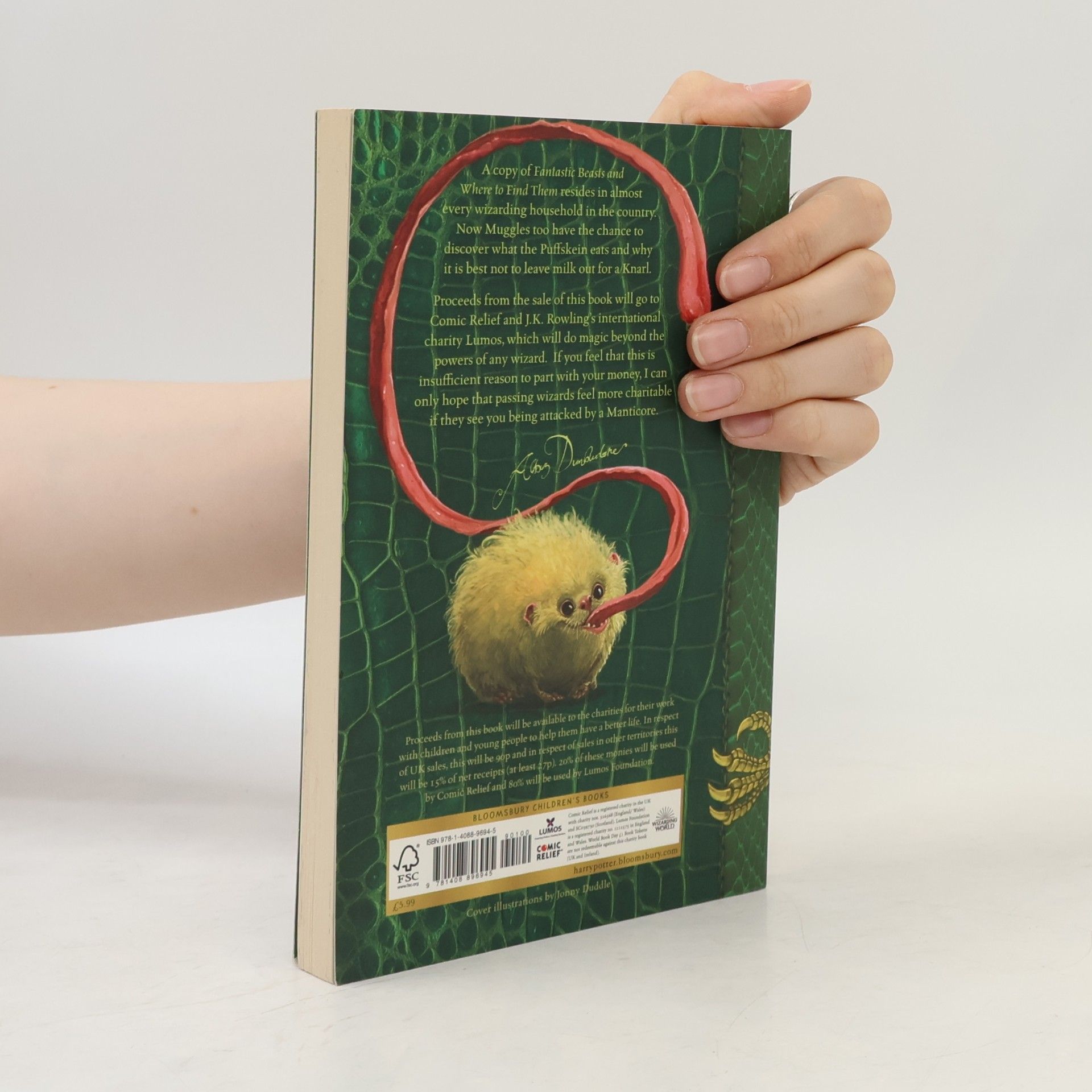 J. K. Rowling Fantastic Beasts and where to find them: Newt Scamander
