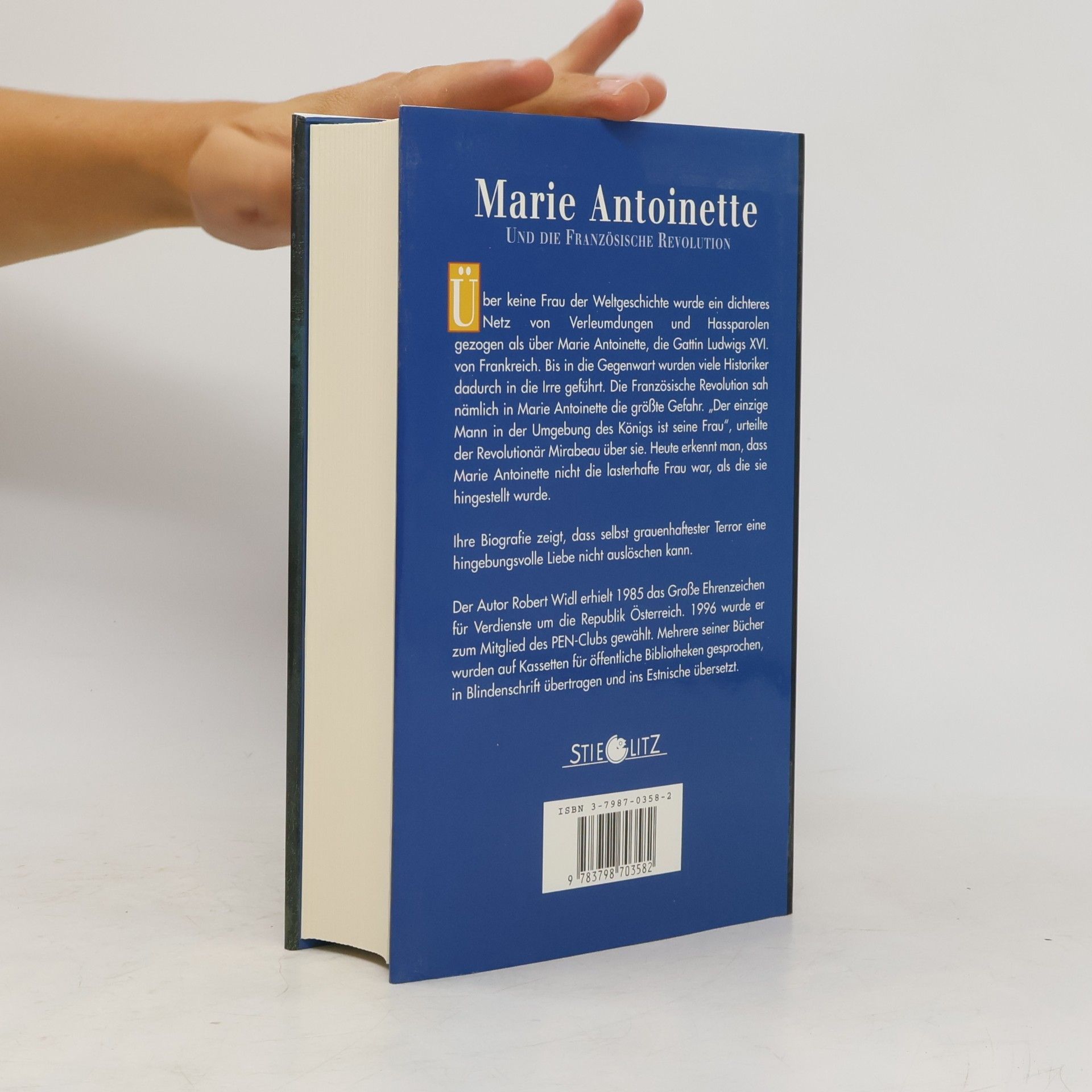 Robert Widl Marie Antoinette und die französische Revolution