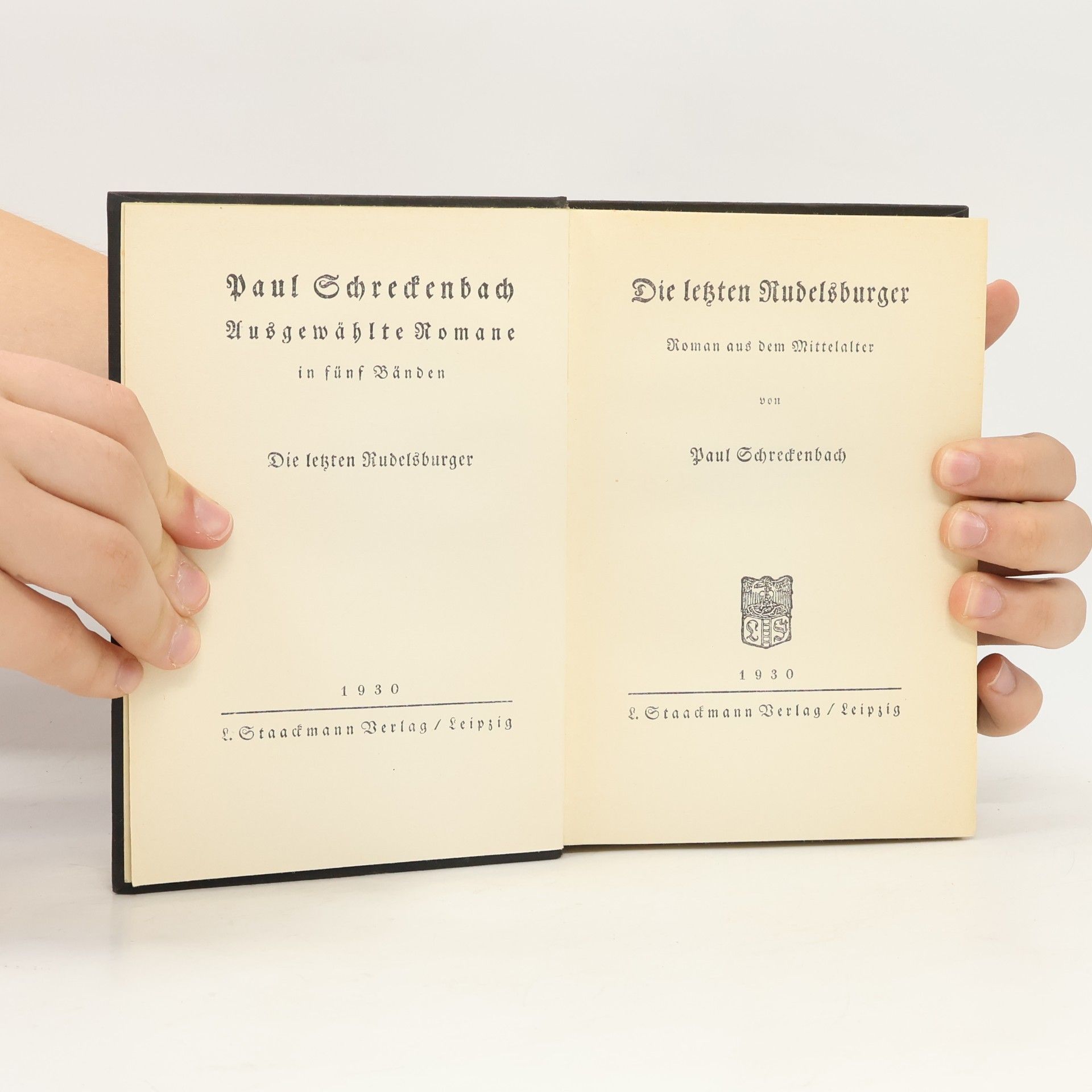 Paul Schreckenbach Die letzten Rudelsburger