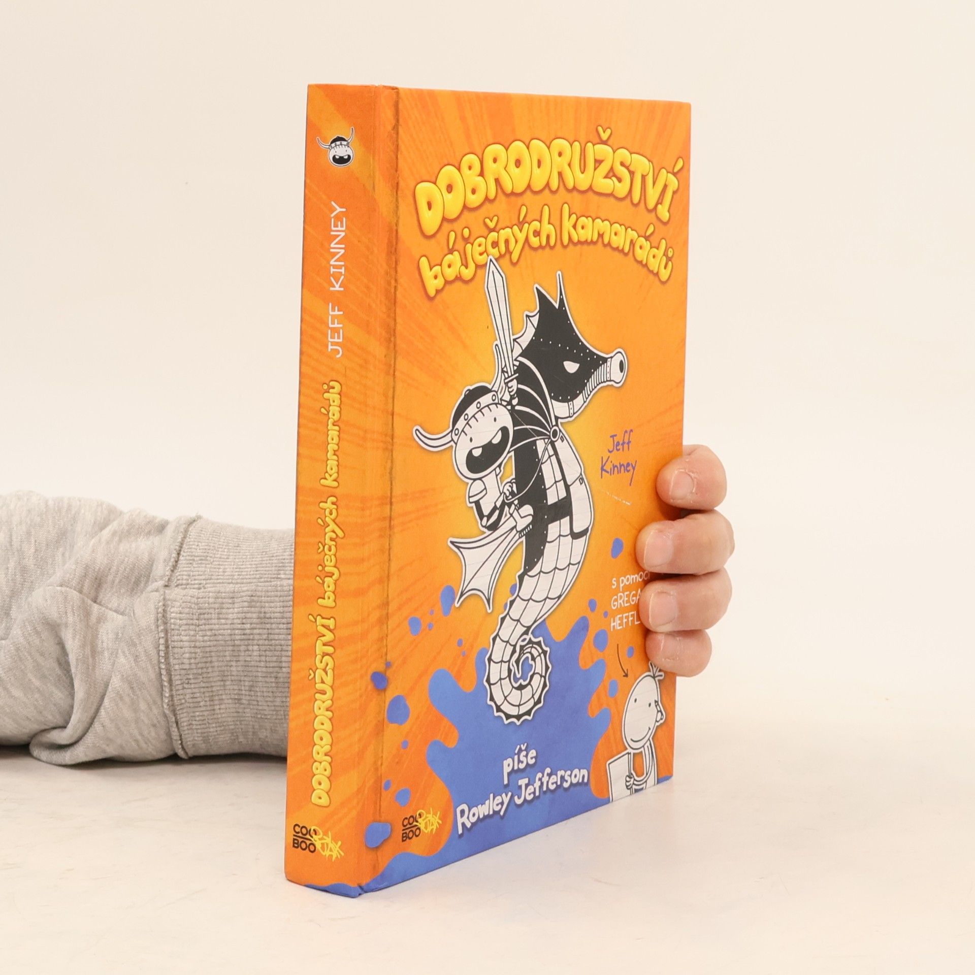 Jeff Kinney Dobrodružství báječných kamarádů. Píše Rowley Jefferson