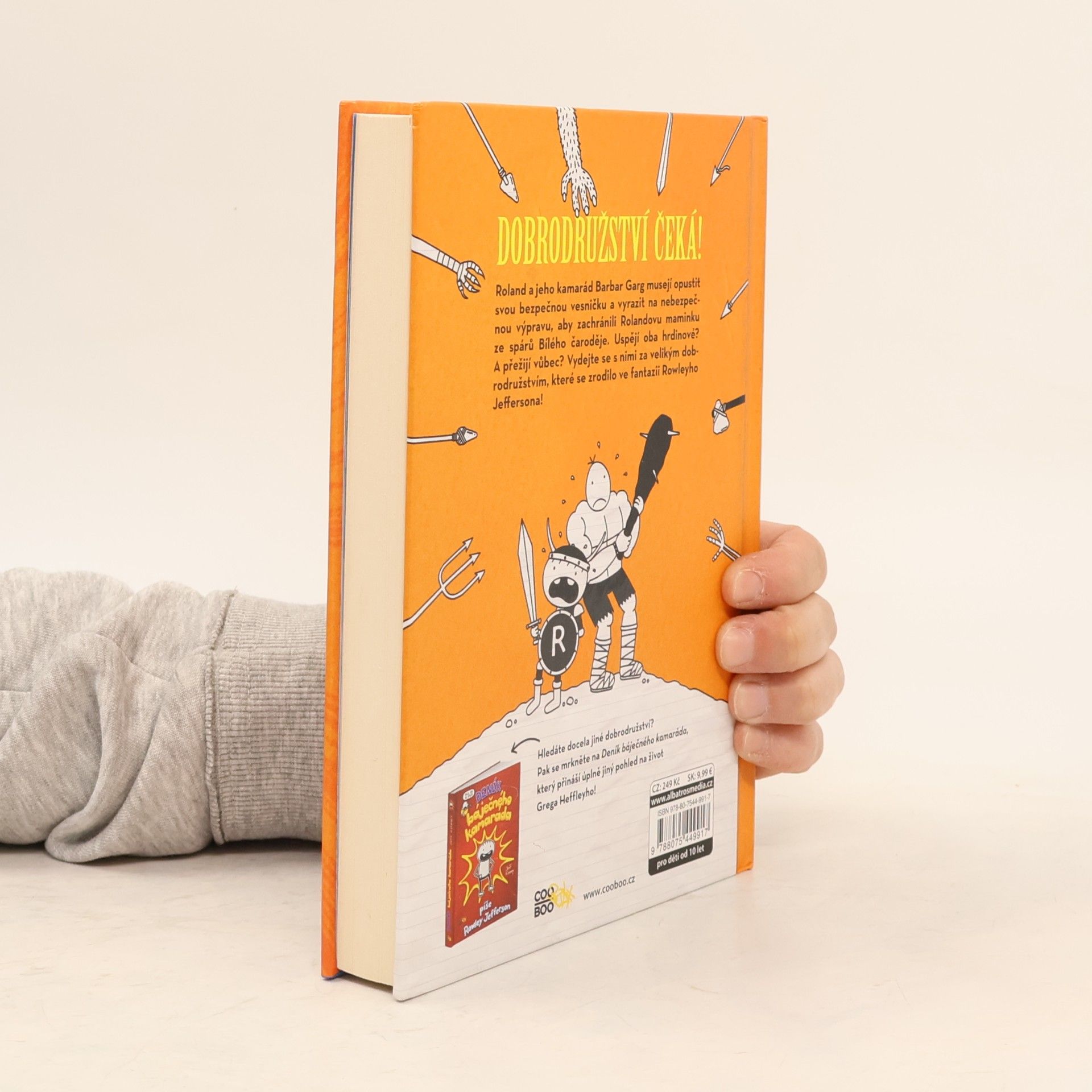 Jeff Kinney Dobrodružství báječných kamarádů. Píše Rowley Jefferson