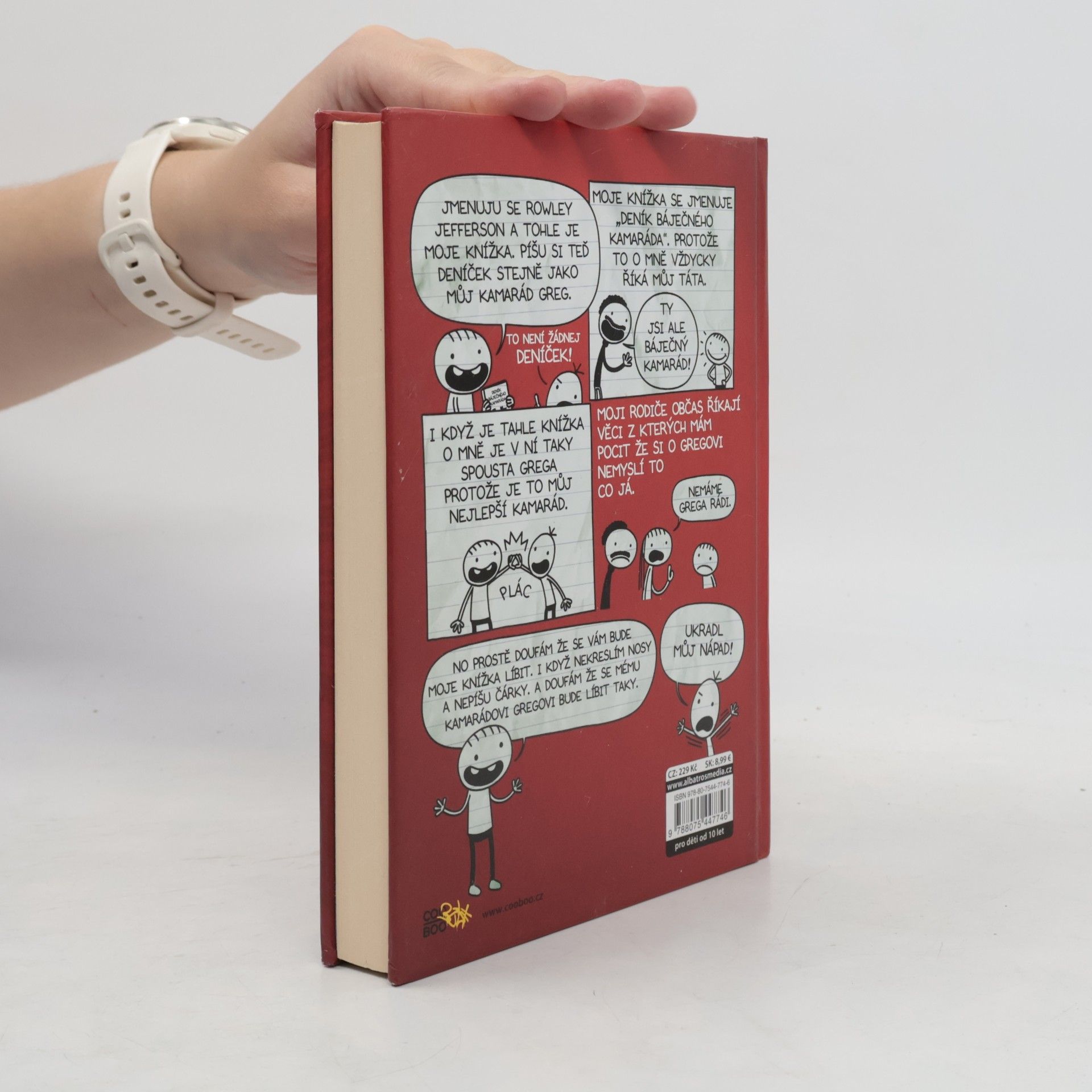 Jeff Kinney Deník báječného kamaráda. Píše Rowley Jefferson